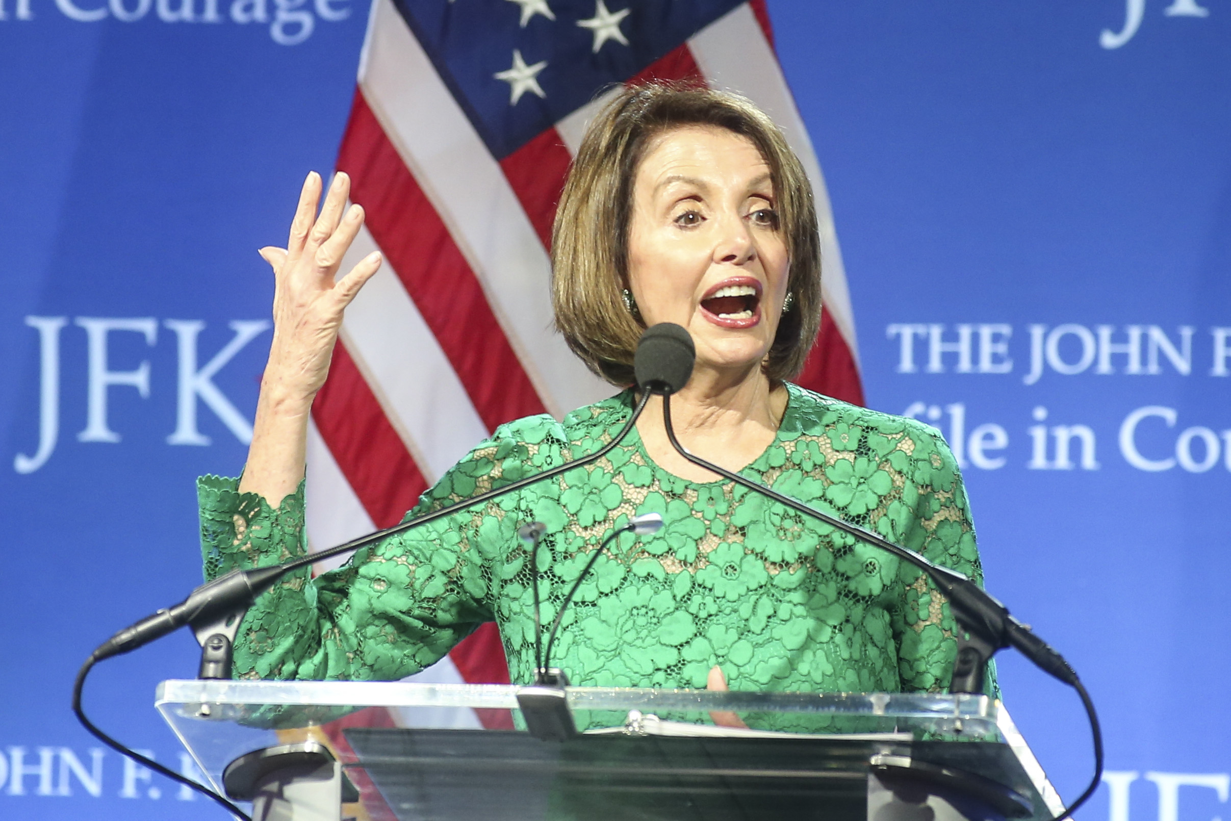 Nancy Pelosi receives Profile in Courage Award - The Boston Globe