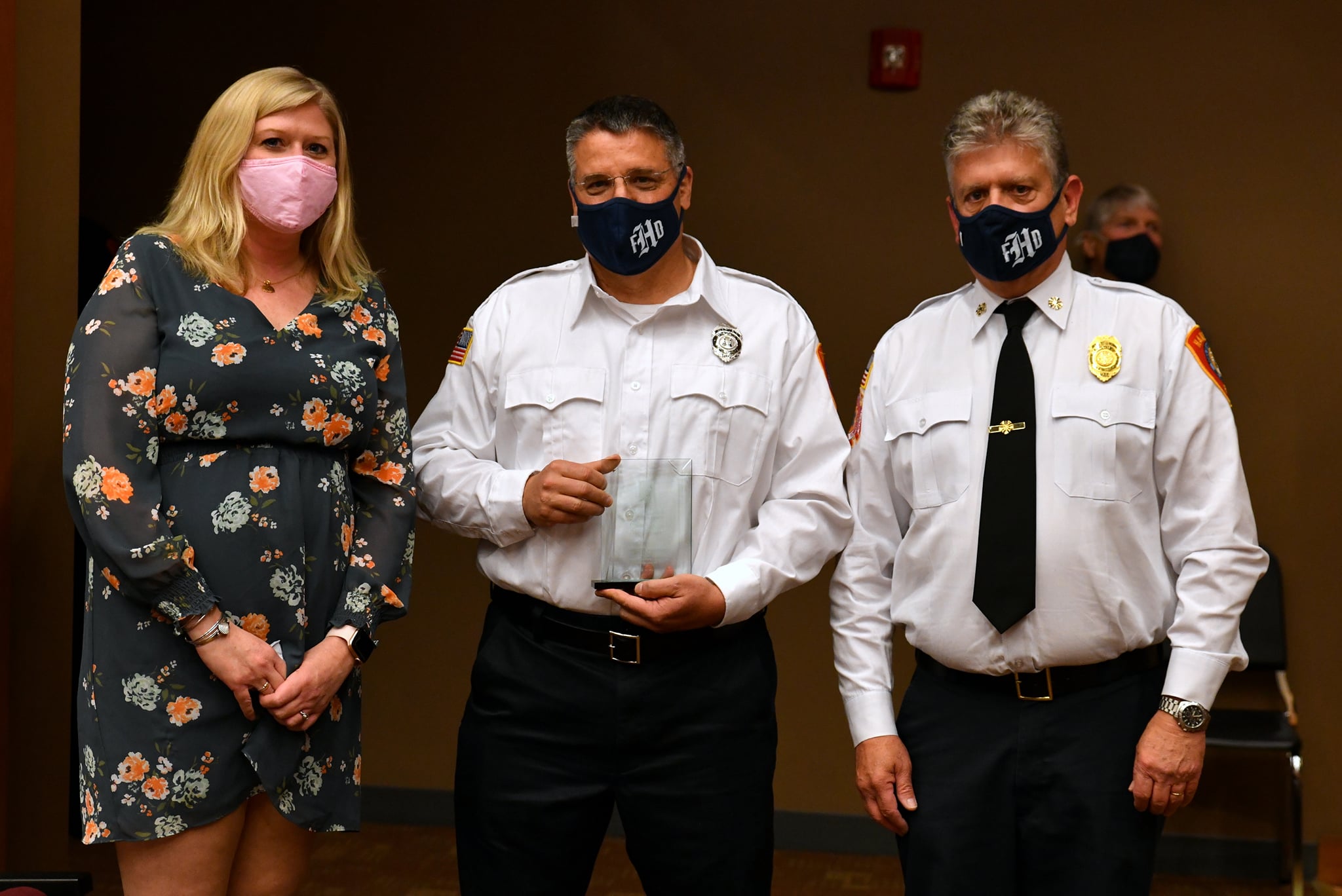 Fire Captain Fred Freeman was named for a Profile in Courage award for his service in Hanover during the pandemic.