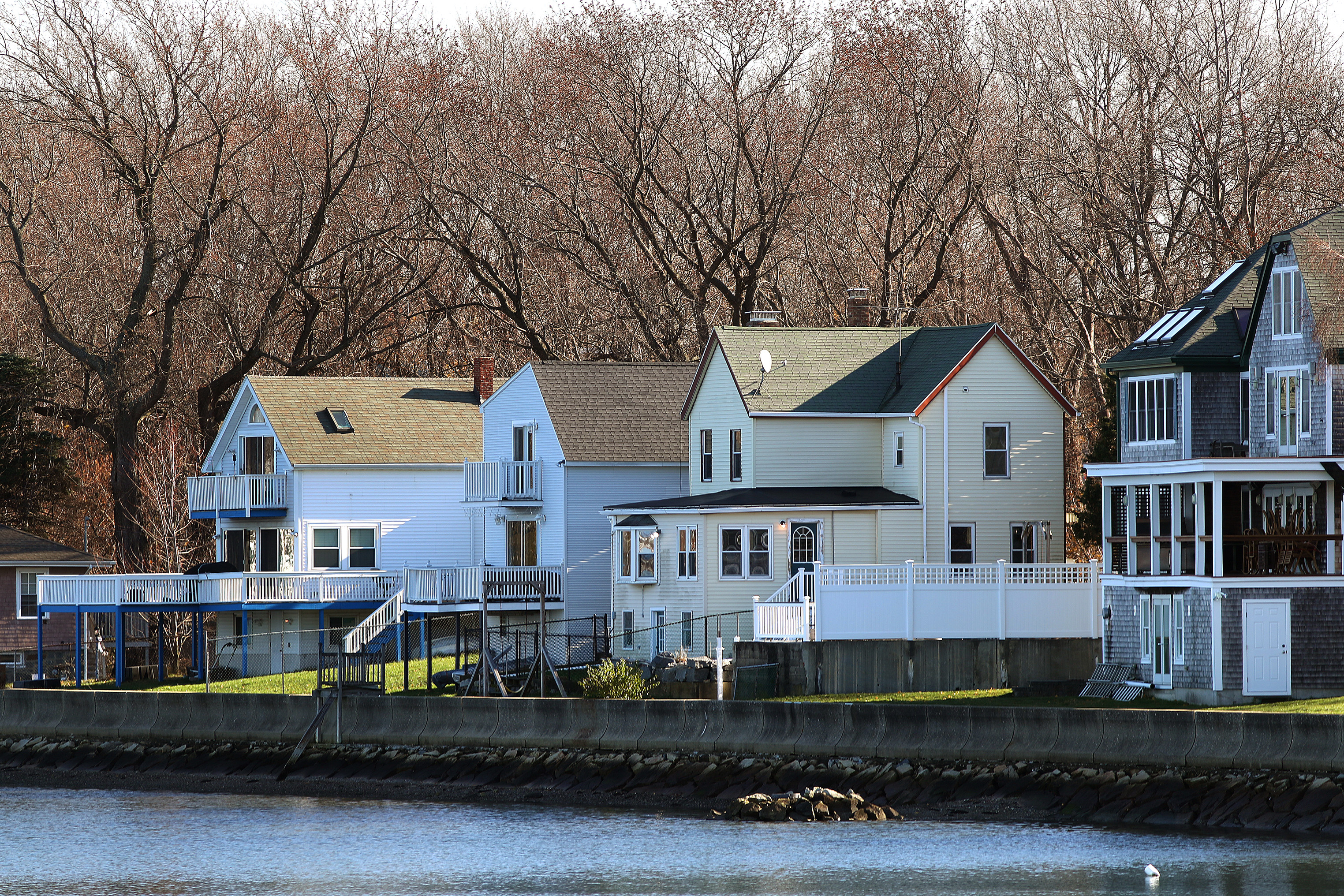 Some of the homes in North Weymouth near the compressor station.