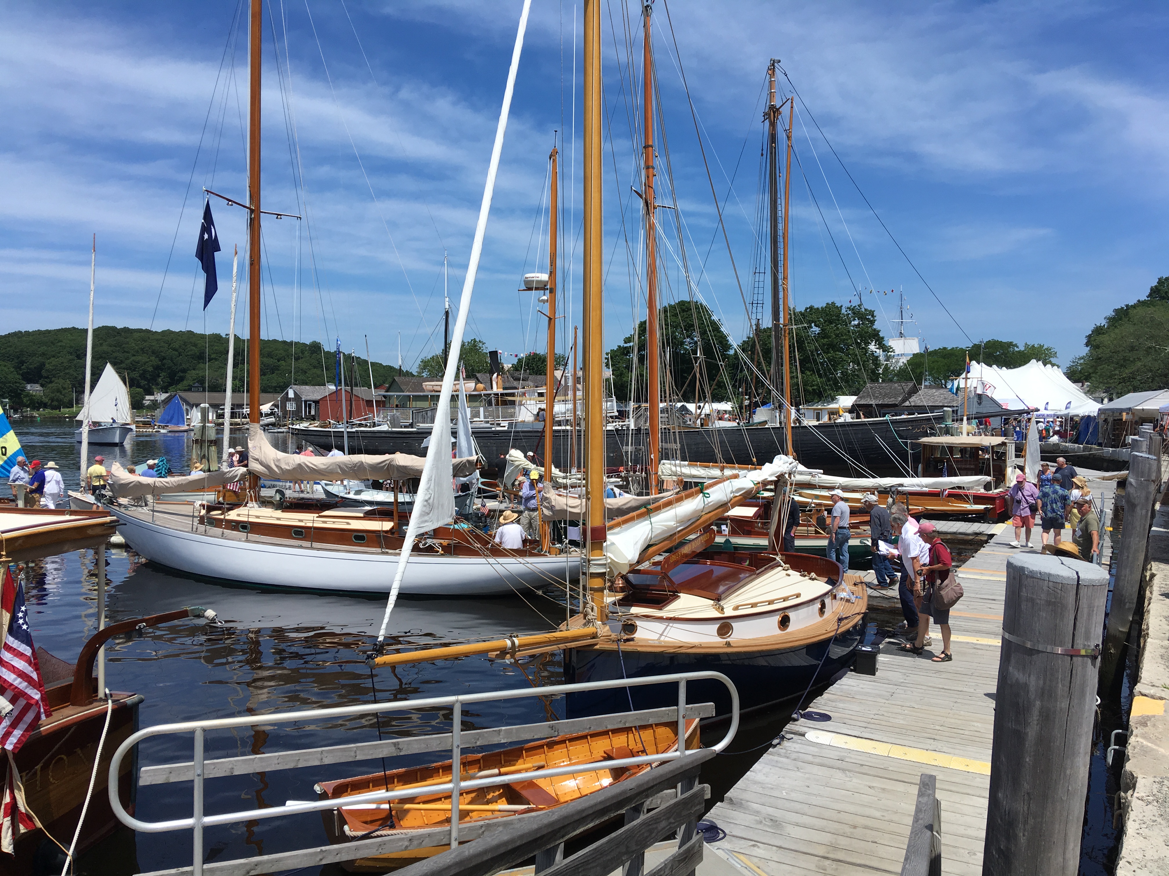 The annual WoodenBoat Show in Mystic, Connecticut, will include boatbuilding demonstrations and exhibitors selling nautical gear and more.