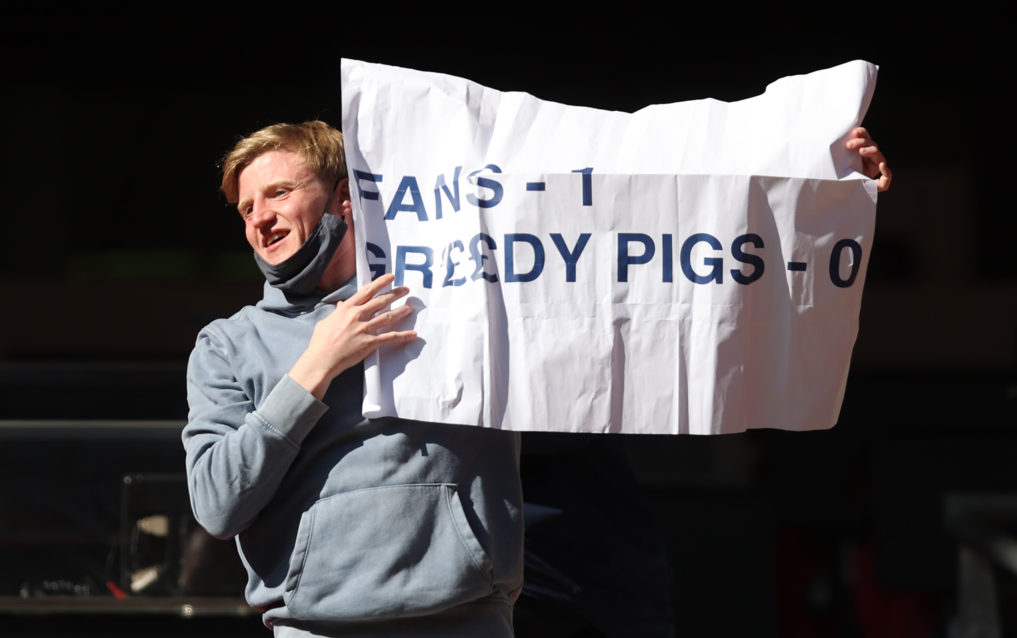 This fans left do doubt when he stood when it came to the proposed Super League.