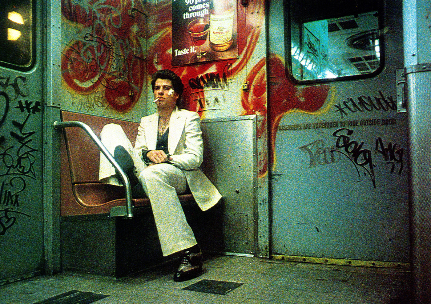 John Travolta in the 1977 film "Saturday Night Fever."