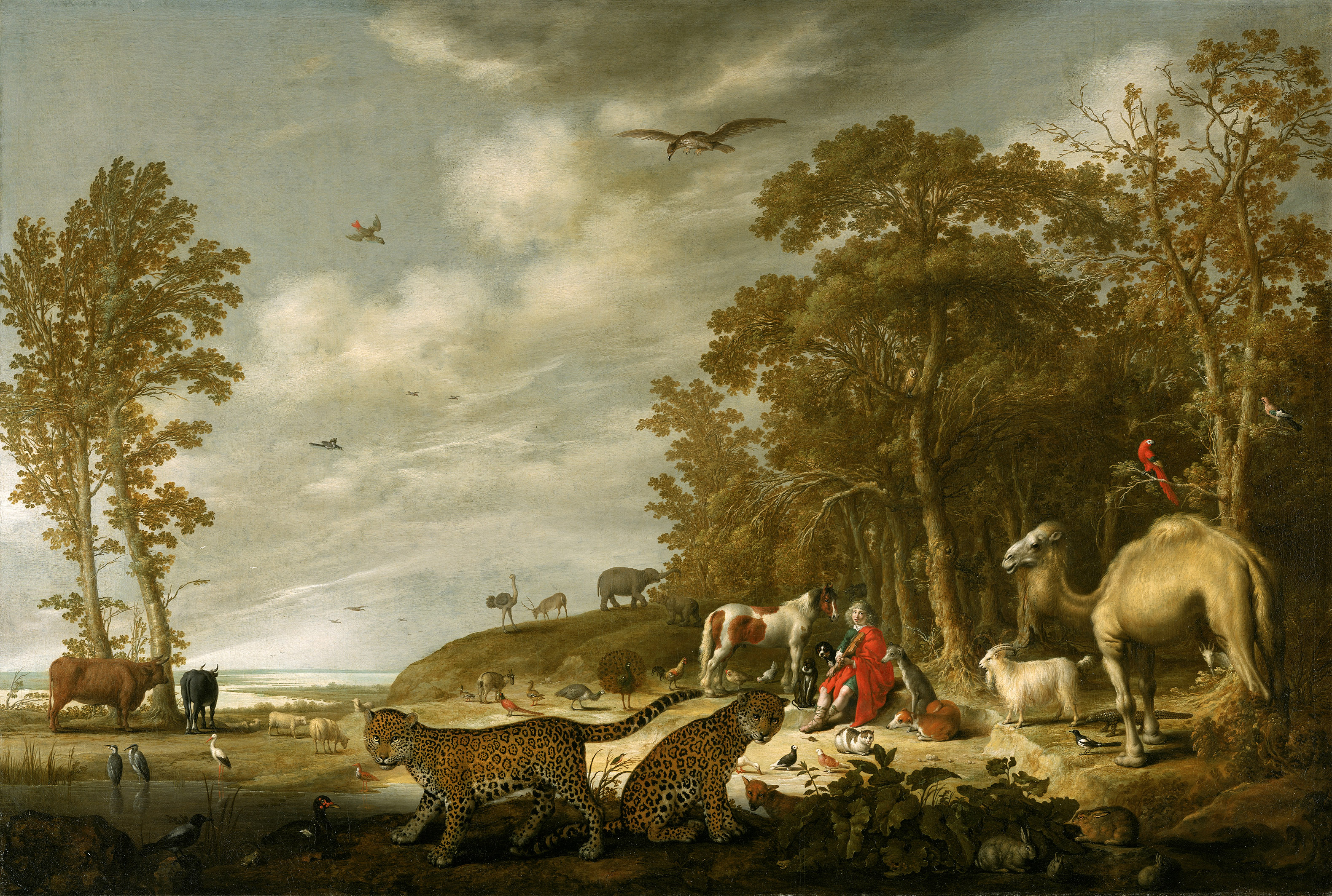 Aelbert Cuyp's "Orpheus Charming the Animals," about 1640, one of the many works soon to be installed in the Center for Dutch Art at the Museum of Fine Arts.