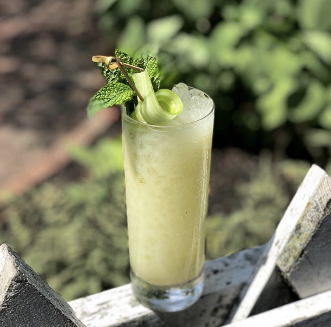 Alden & Harlow is selling cocktails like the Monte Cassino (above) at the Brattle Street beer garden.