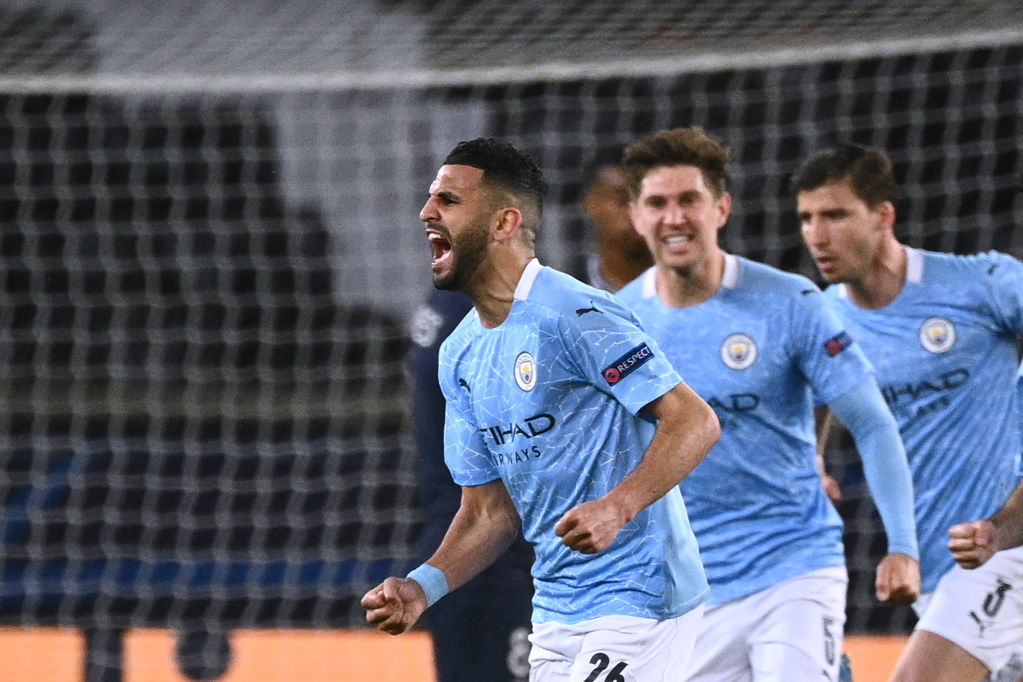Riyad Mahrez's second half free kick lifted Manchester City to a crucial 2-1 away win against PSG in the Champions League semifinals.