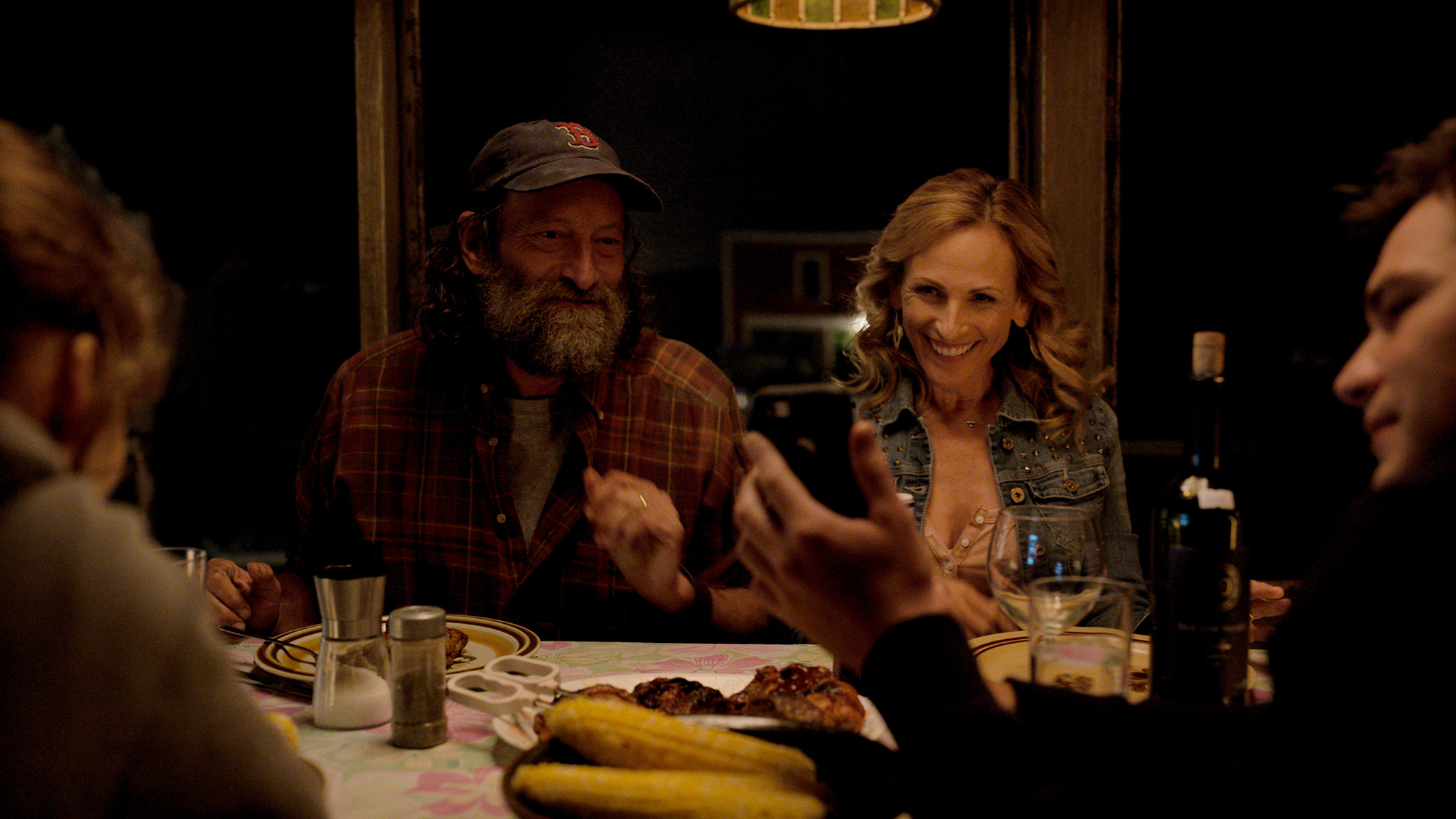 From left: Emilia Jones, Troy Kotsur, Marlee Matlin, and Daniel Durant in "CODA."