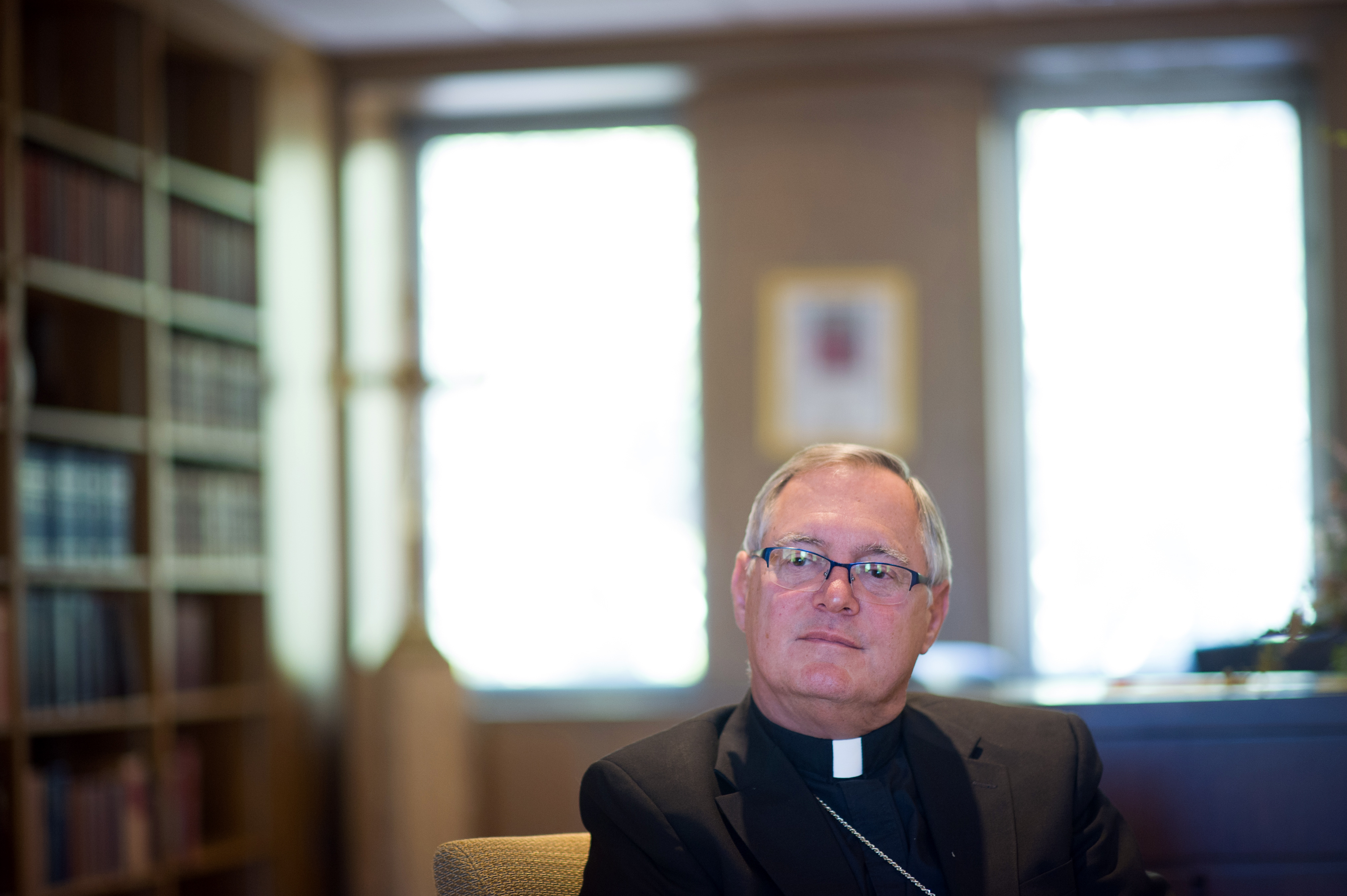 Diocese of Providence Bishop Thomas J. Tobin struck a more conciliatory tone Sunday after his comments on Pride Month sparked criticism.