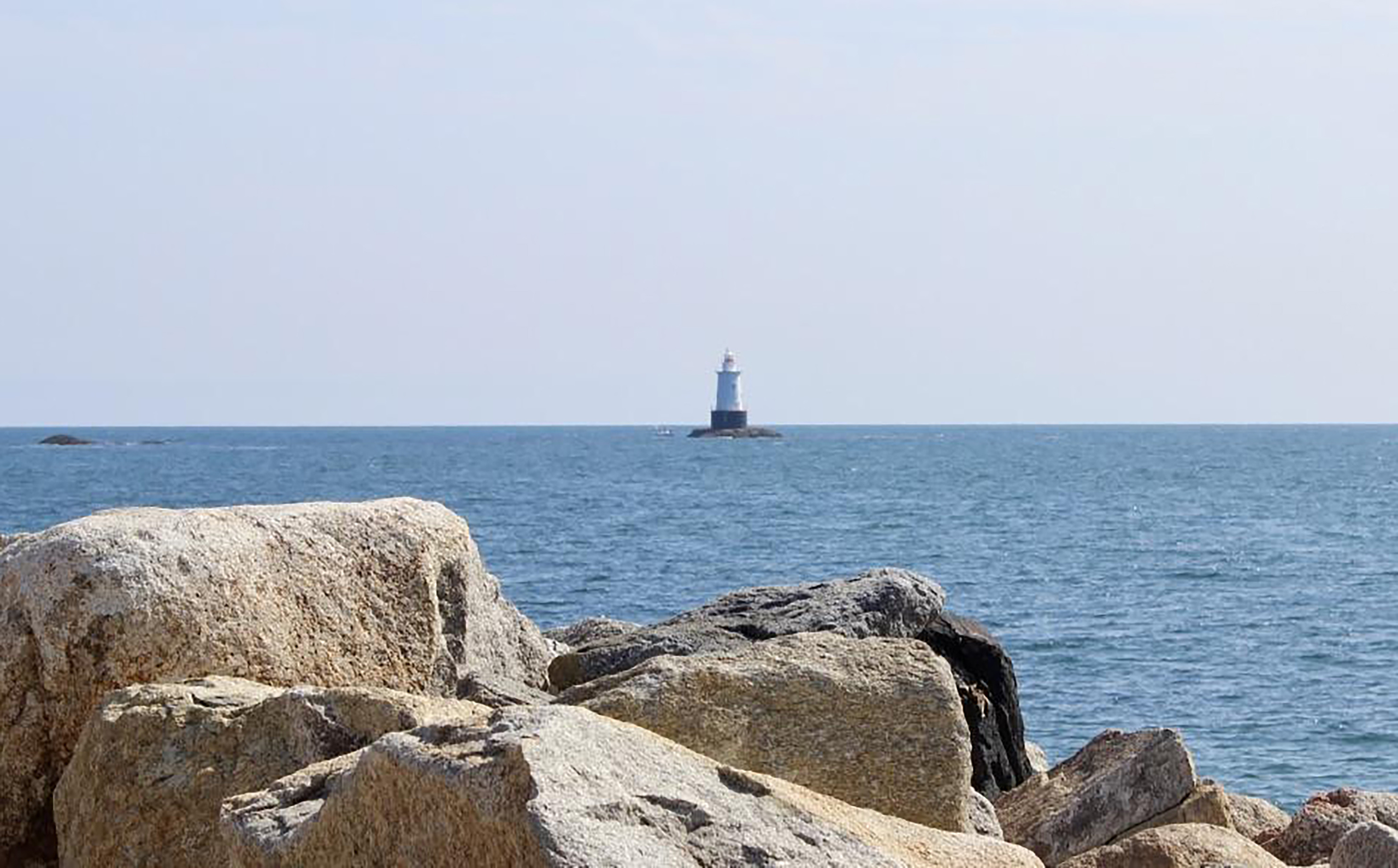 At Sakonnet Point, you'll have a view of the picturesque Sakonnet Light, a sparkplug lighthouse built in 1884.