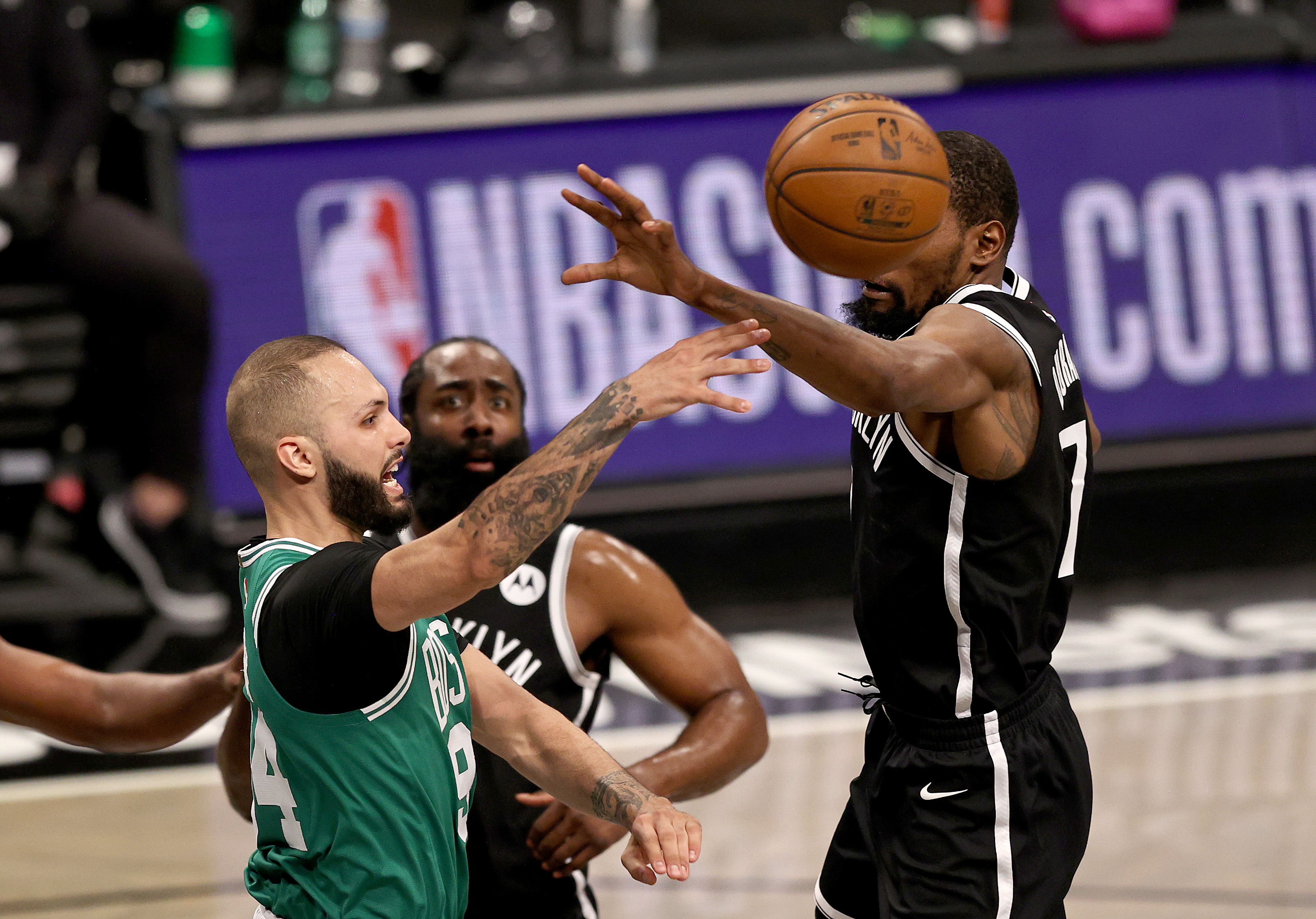 Evan Fournier was one Celtics who wasn't afraid to go toe-to-toe with the likes of Kevin Durant in Game 2.