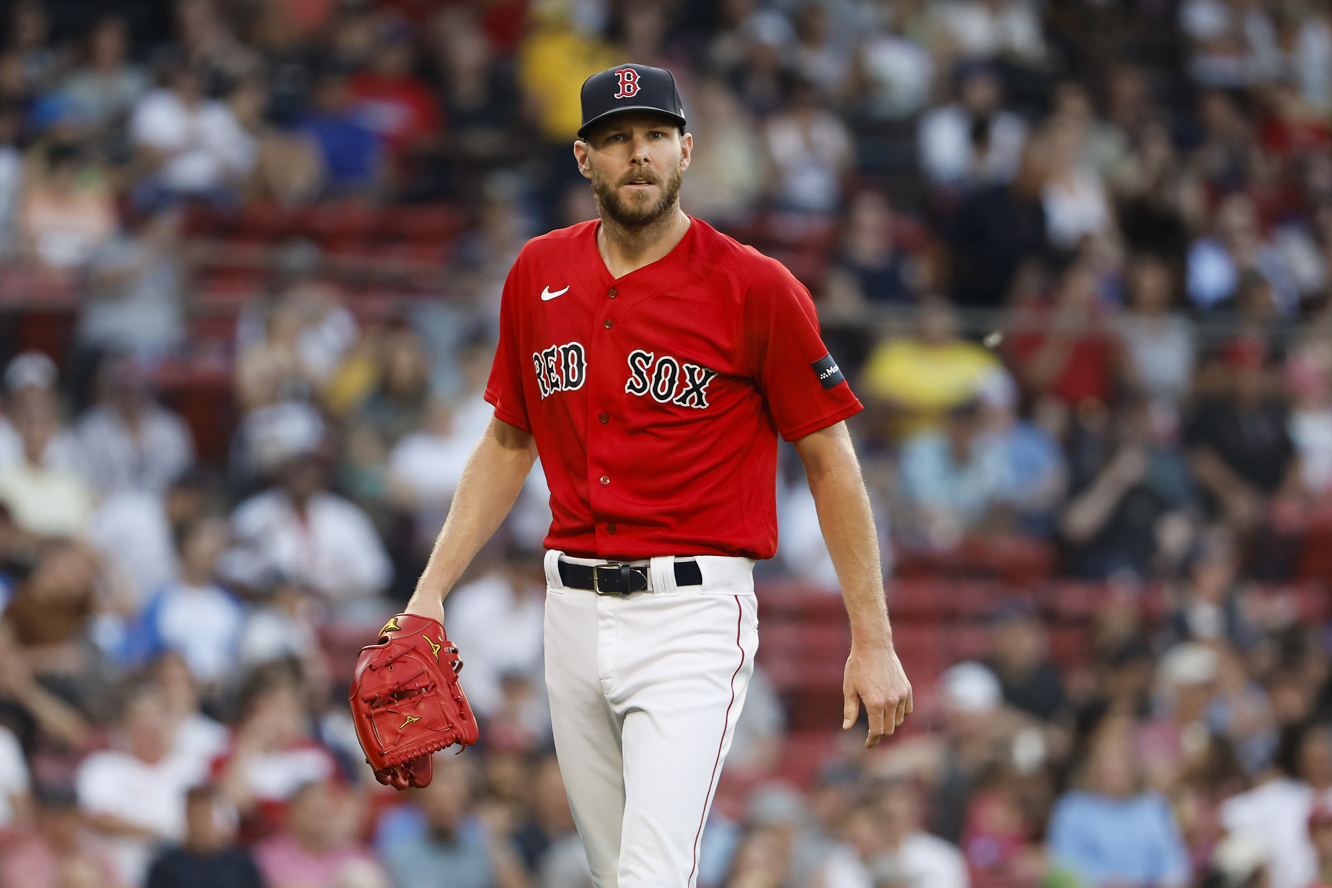 Red Sox pitcher Chris Sale to miss remainder of season after breaking wrist  in bike accident