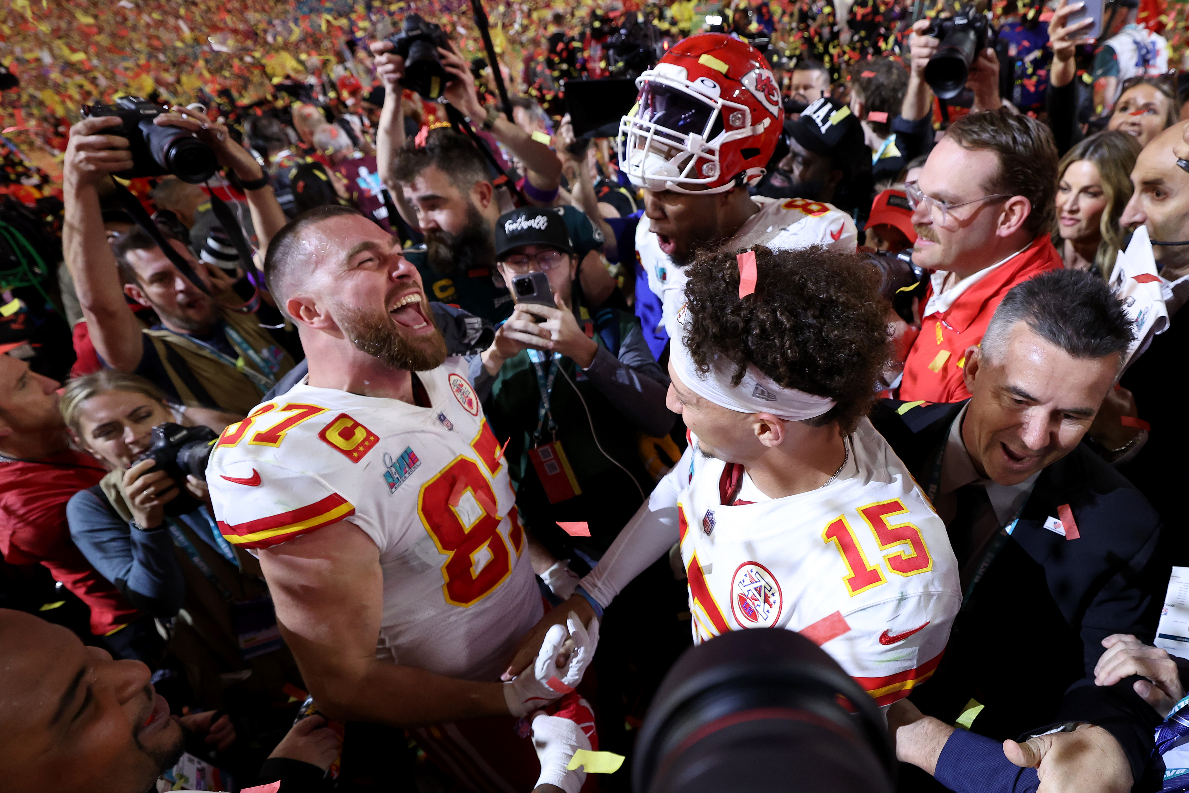 Super Bowl 2023: Chiefs beat Eagles 38-35 for second title in four seasons