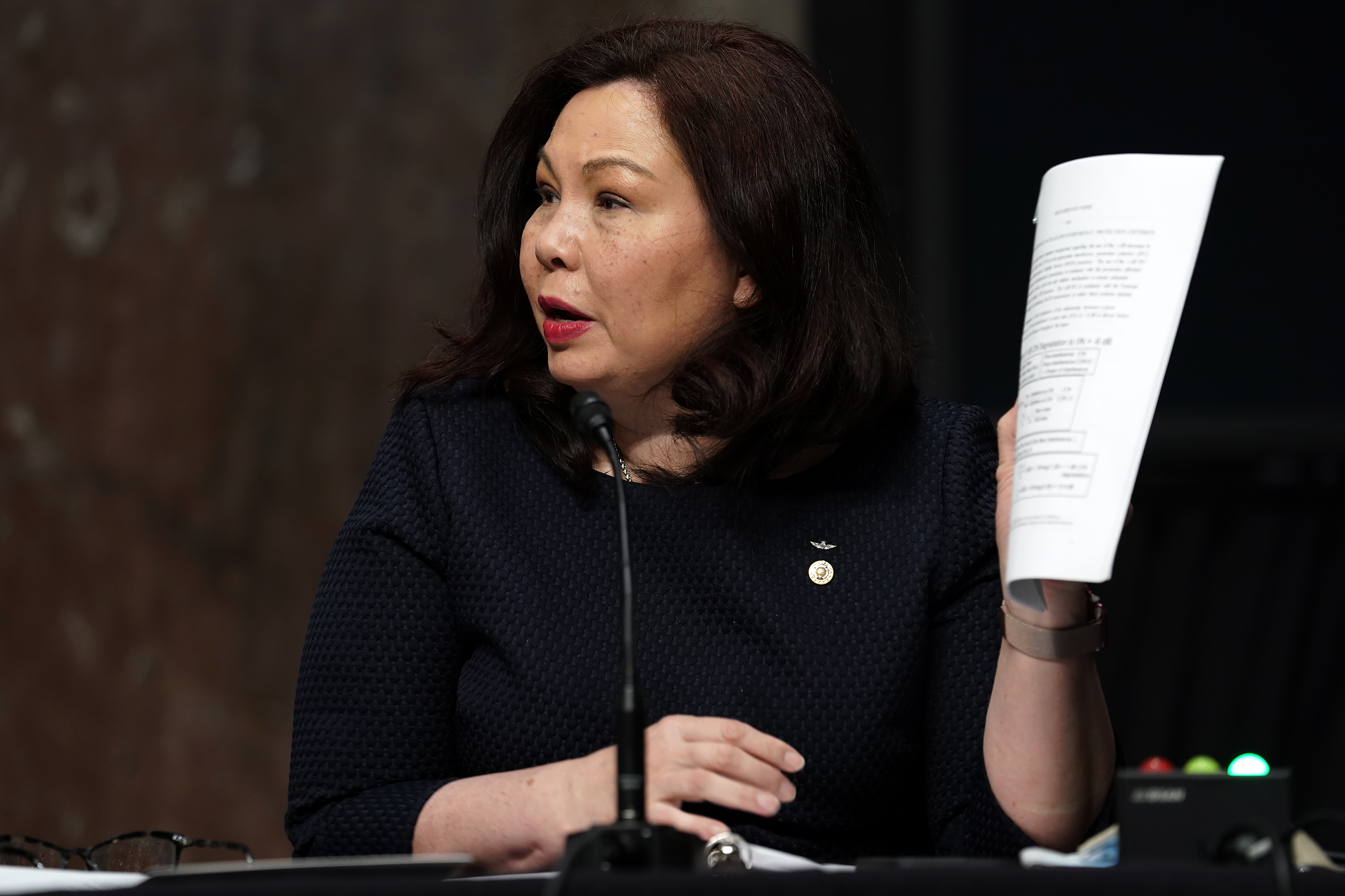 Senator Tammy Duckworth in Washington last month.