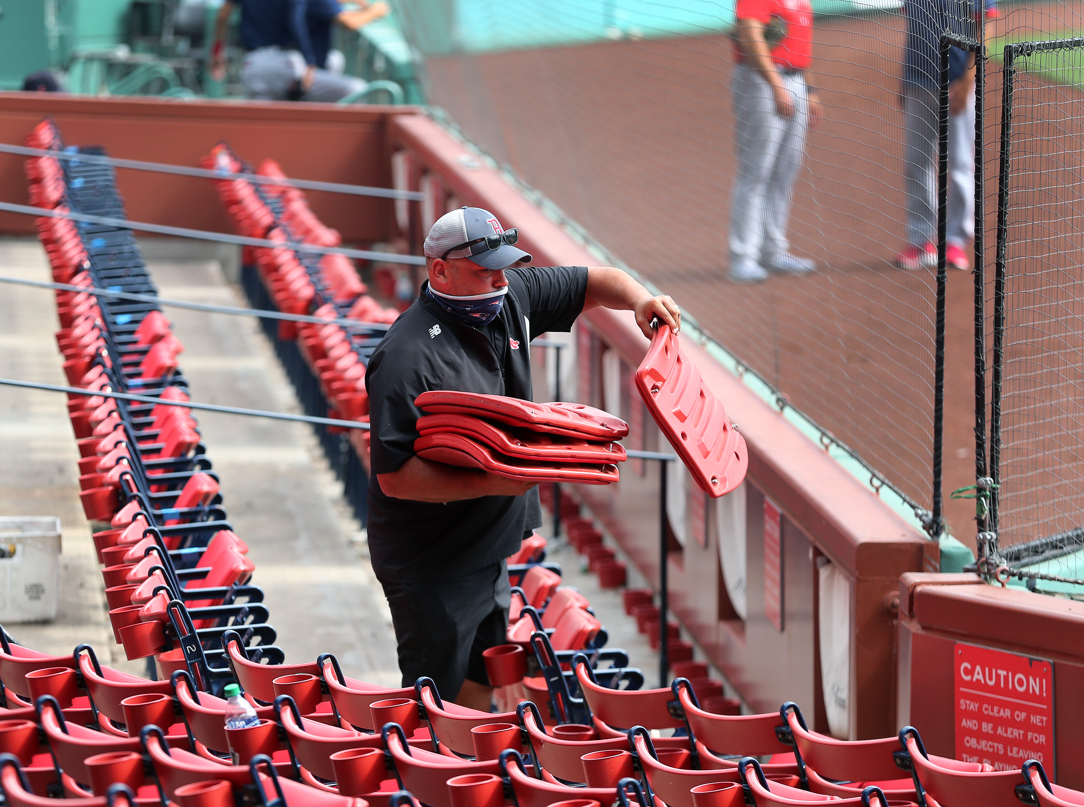 Red Sox to add auxiliary dugouts to help space players out during