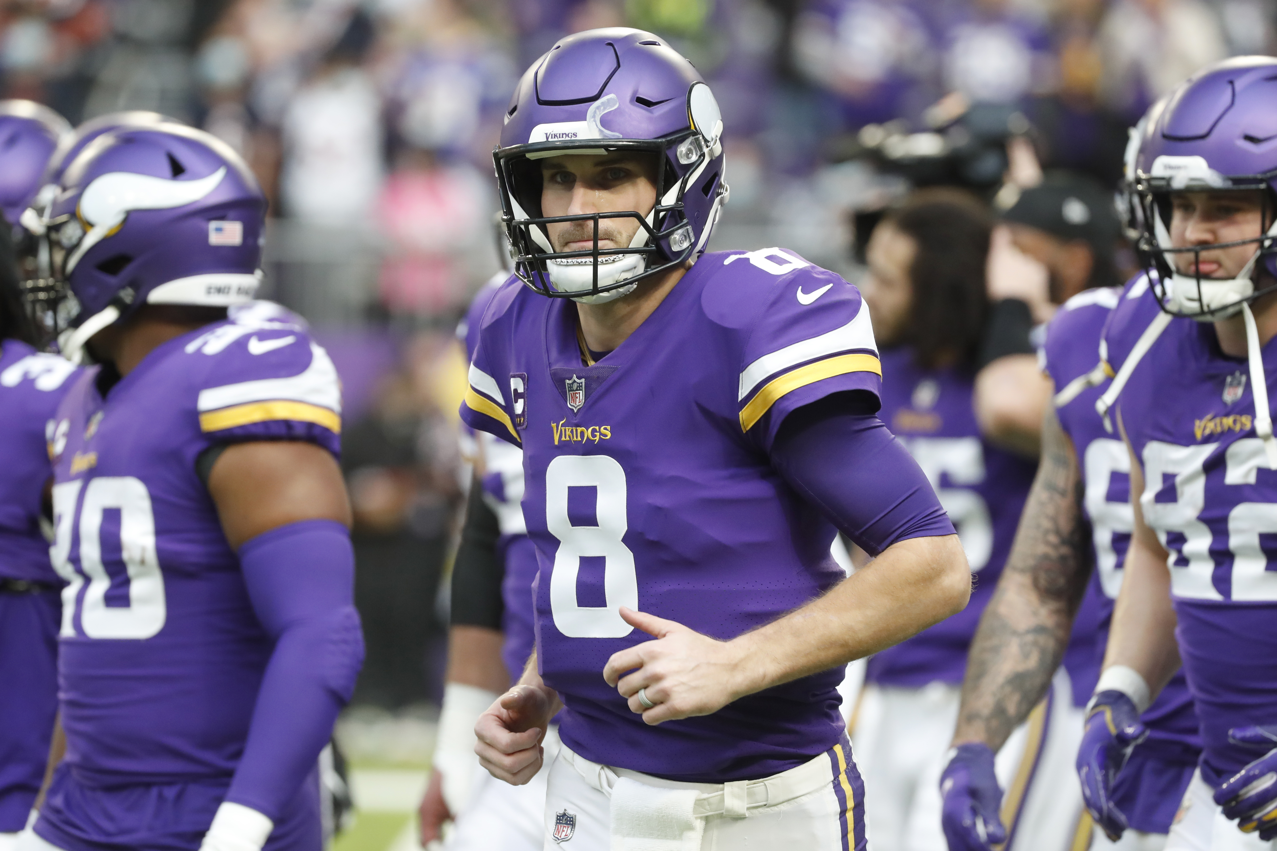 Found this Vikings jersey brand new for $40. I know this was his college  number but I don't know why it's on a Vikings jersey does anyone have an  idea why? :