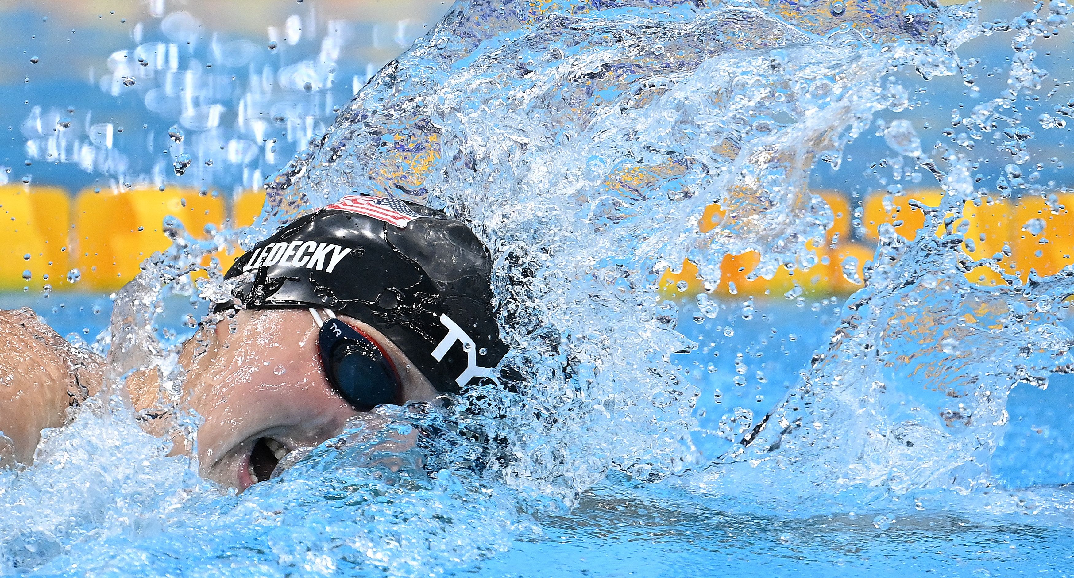 Katie Ledecky captured gold in the 800-meter freestyle.