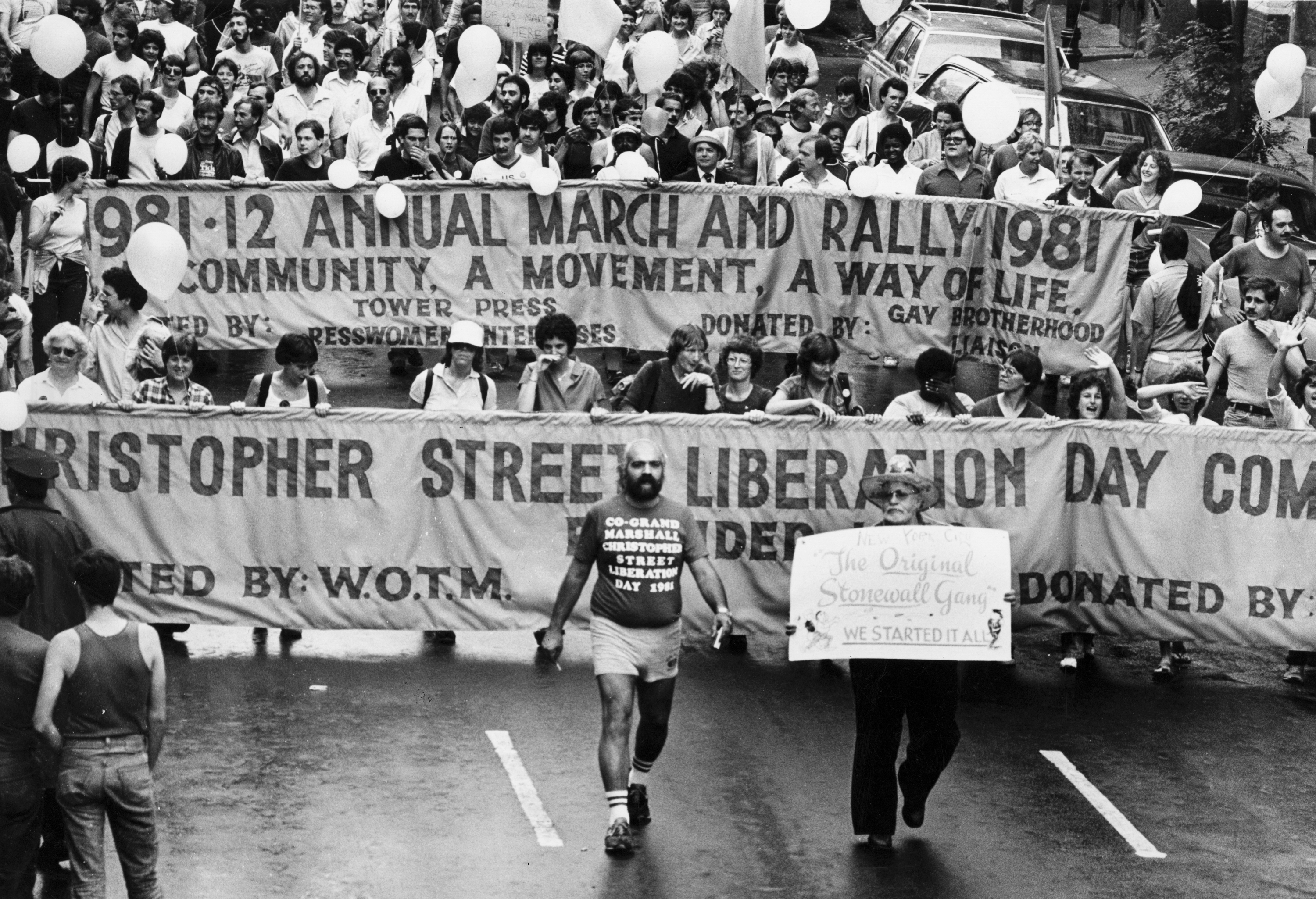 The Boston Pride parade marched down Charles Street in Boston on June 20, 1981.