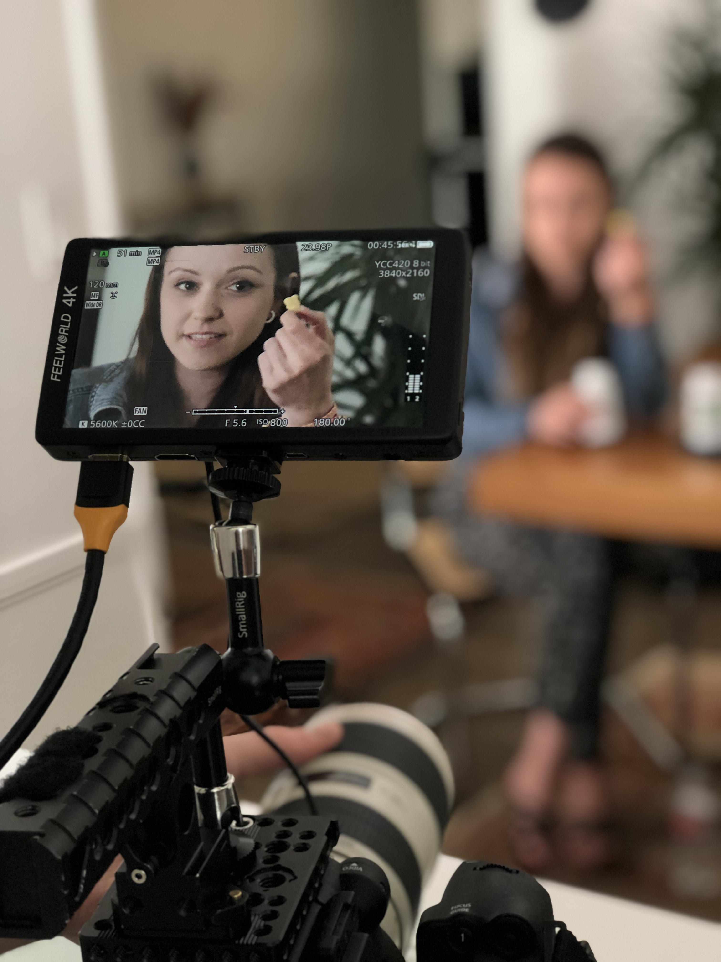 Sasha sometimes partners with Leafly to produced video content.