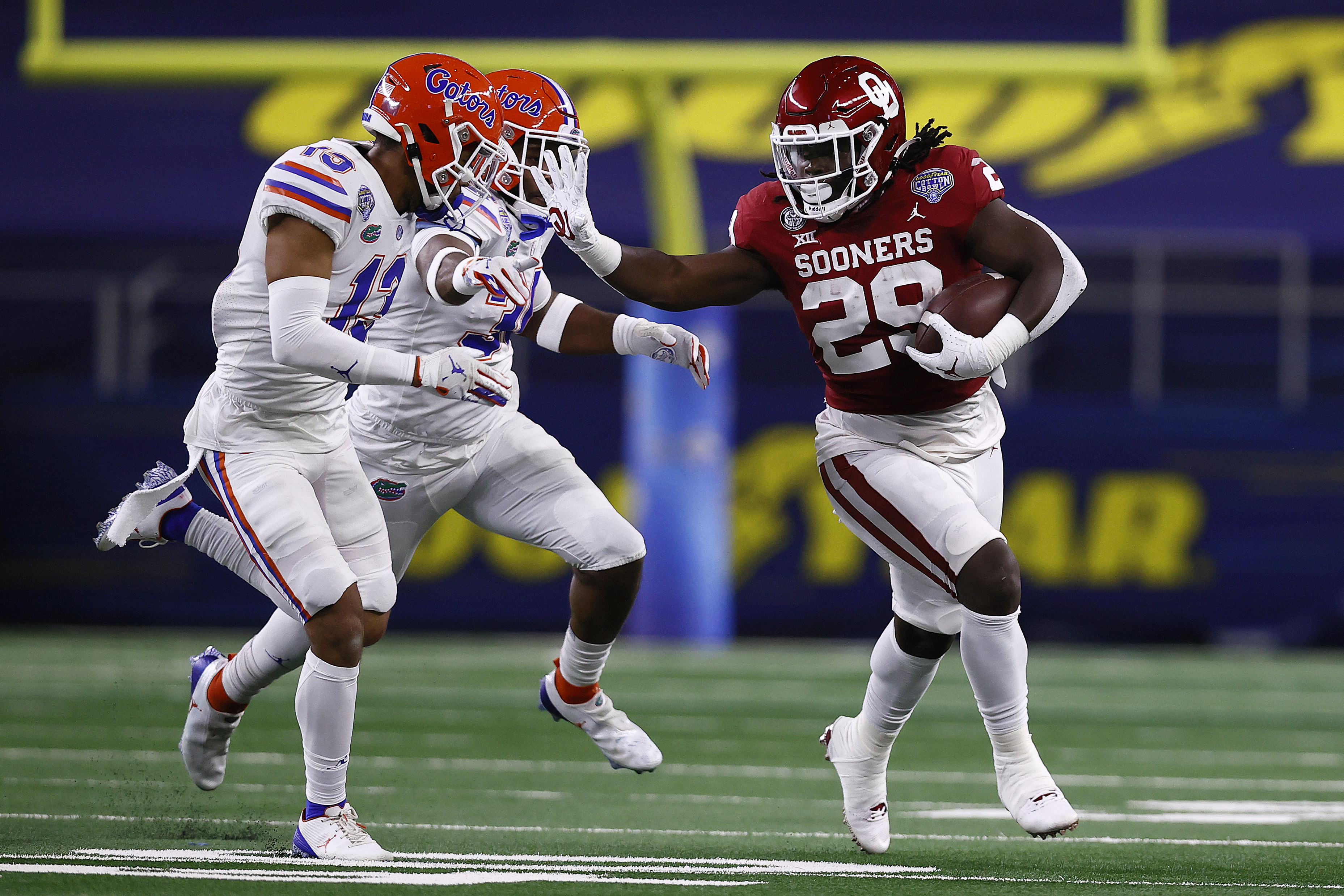 Scouting Patriots draft pick Rhamondre Stevenson, who looks more