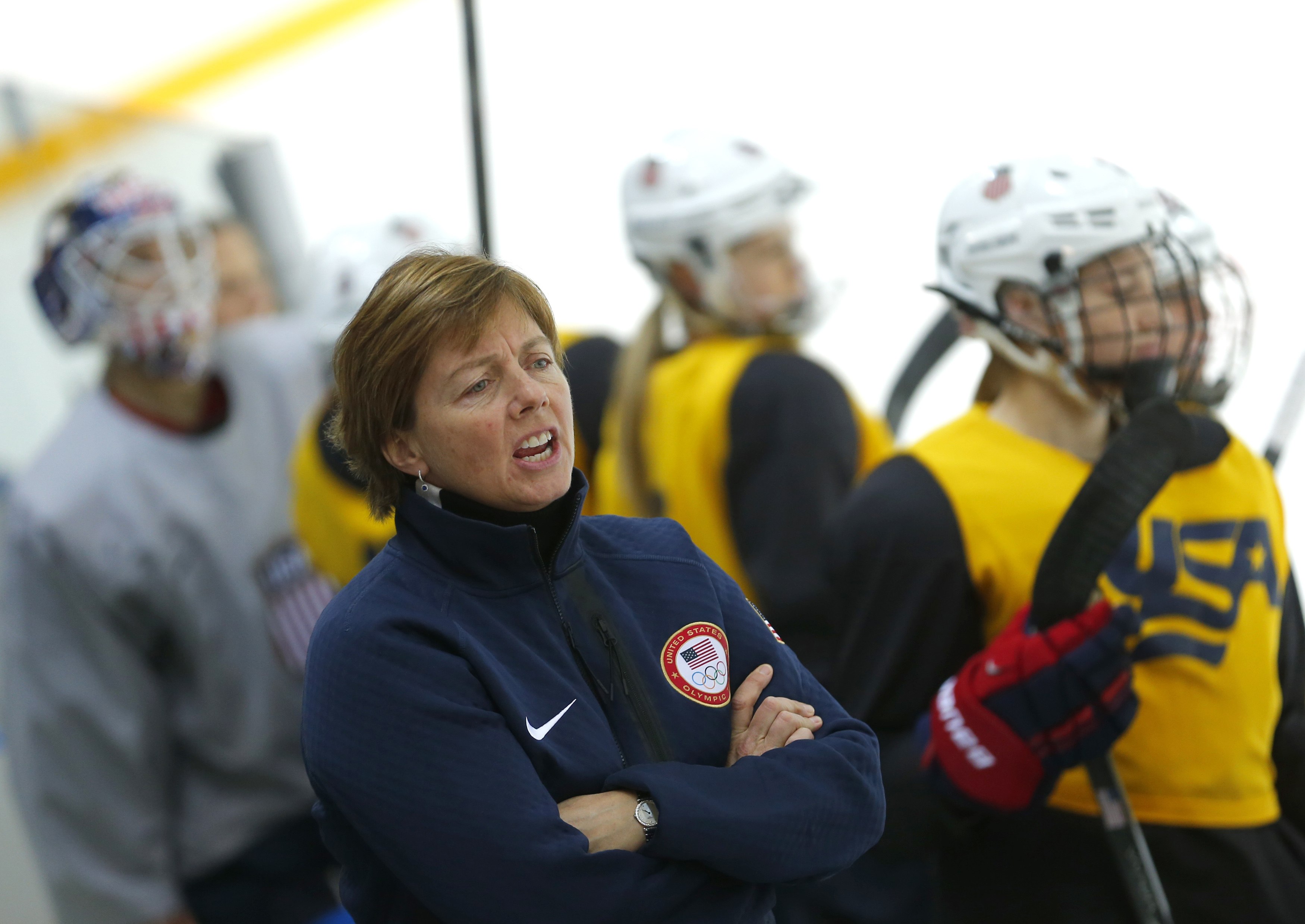 Harvard's Katey Stone recently hit a coaching milestone.