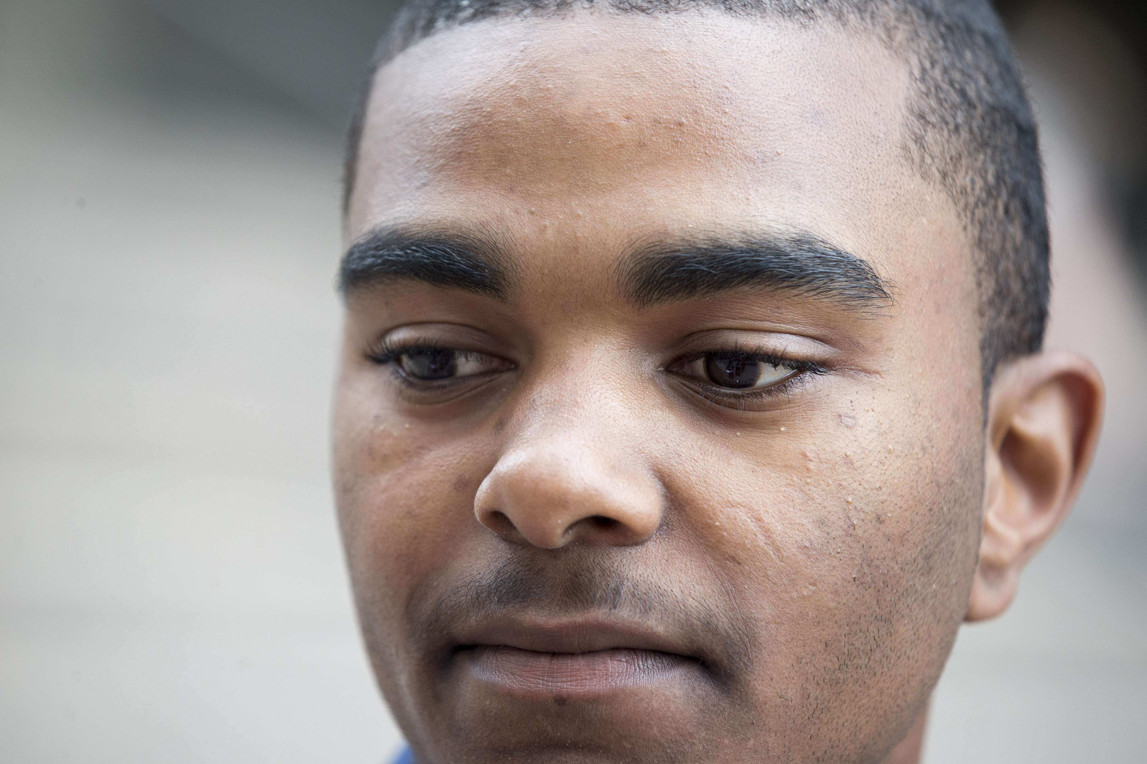 "I was, for lack of a better word, assaulted," said Keondre McClay, shown here as a student in 2015.