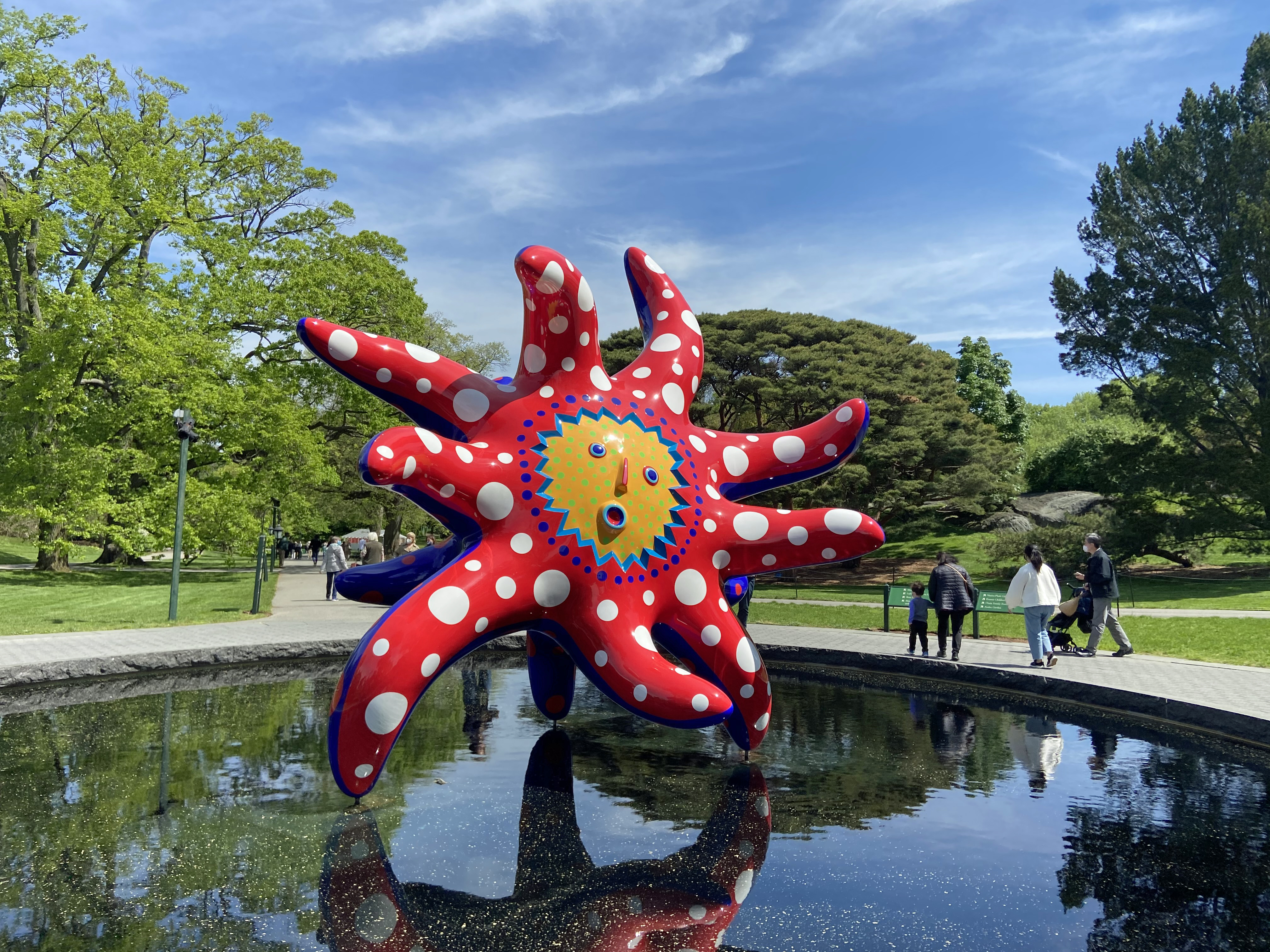 The hottest ticket in NYC right now: the Yayoi Kusama show at the New York Botanical Garden in the Bronx.
