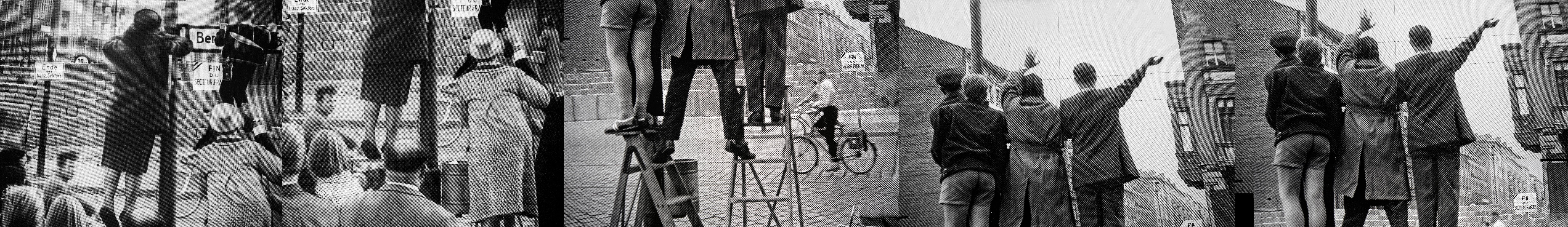 "The Day the Wall Went Up," archival print.