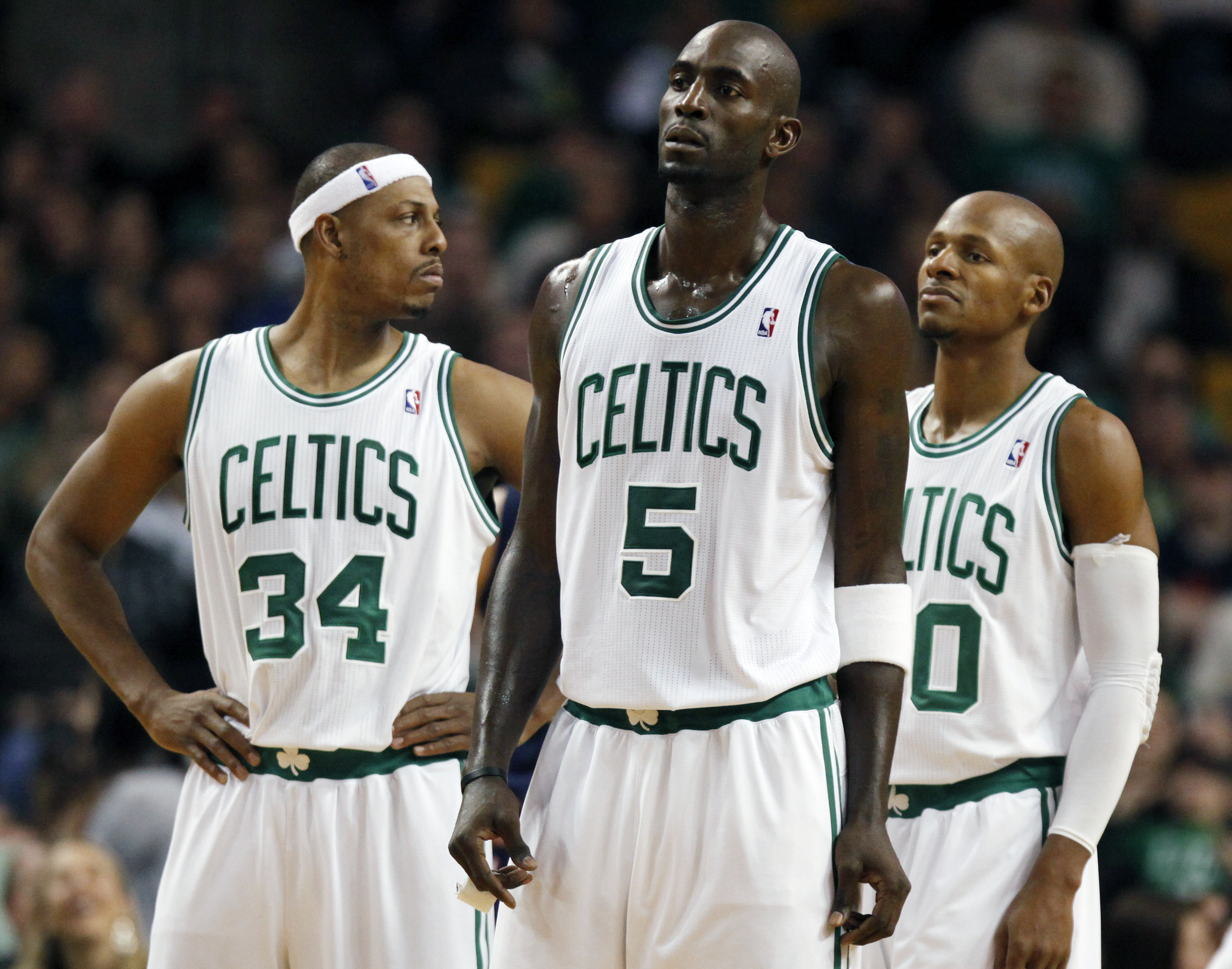 Paul Pierce and Kevin Garnett remain at odds with Ray Allen.