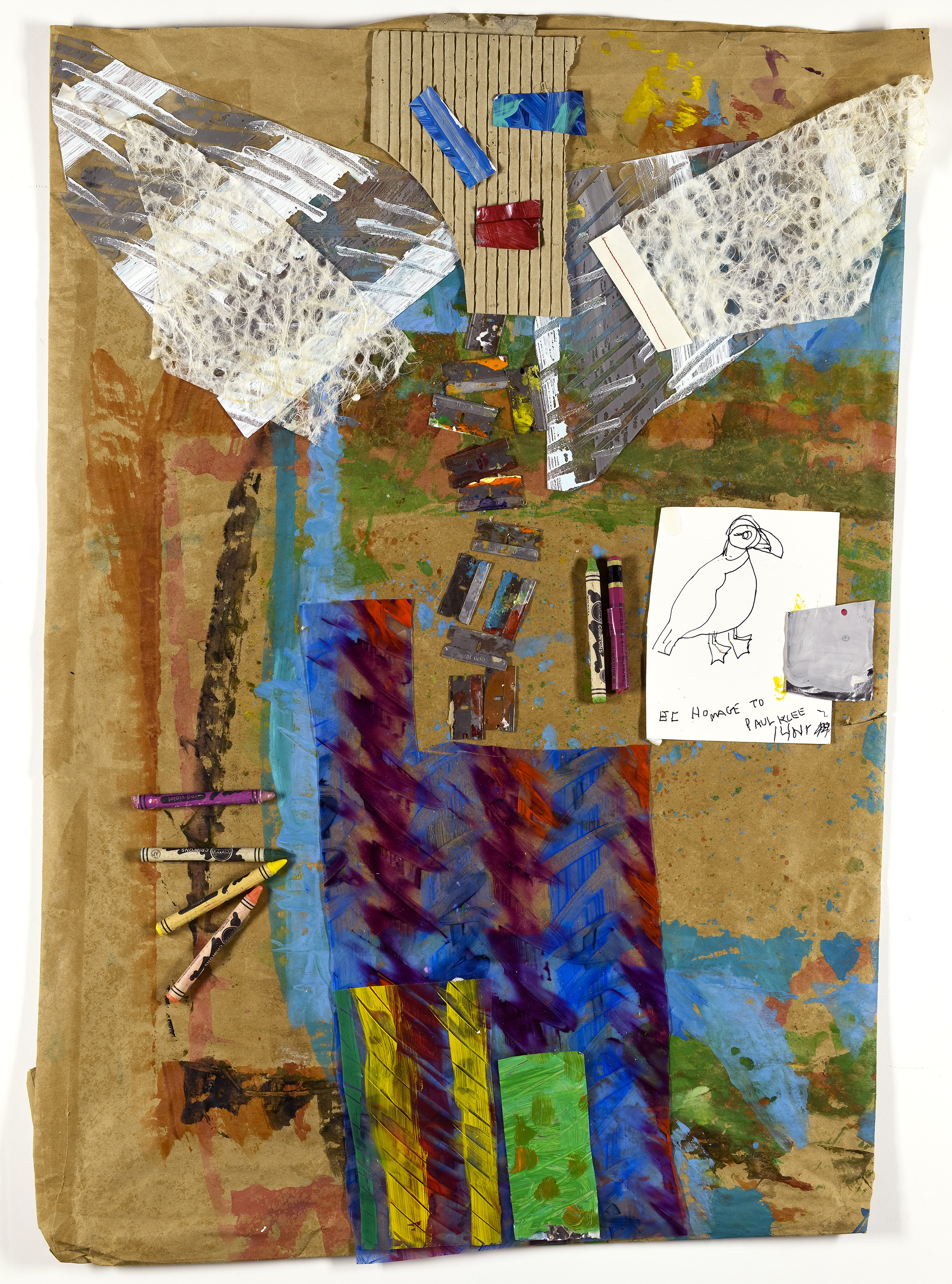 Eric Carle, Homage to Paul Klee 14, 2018.