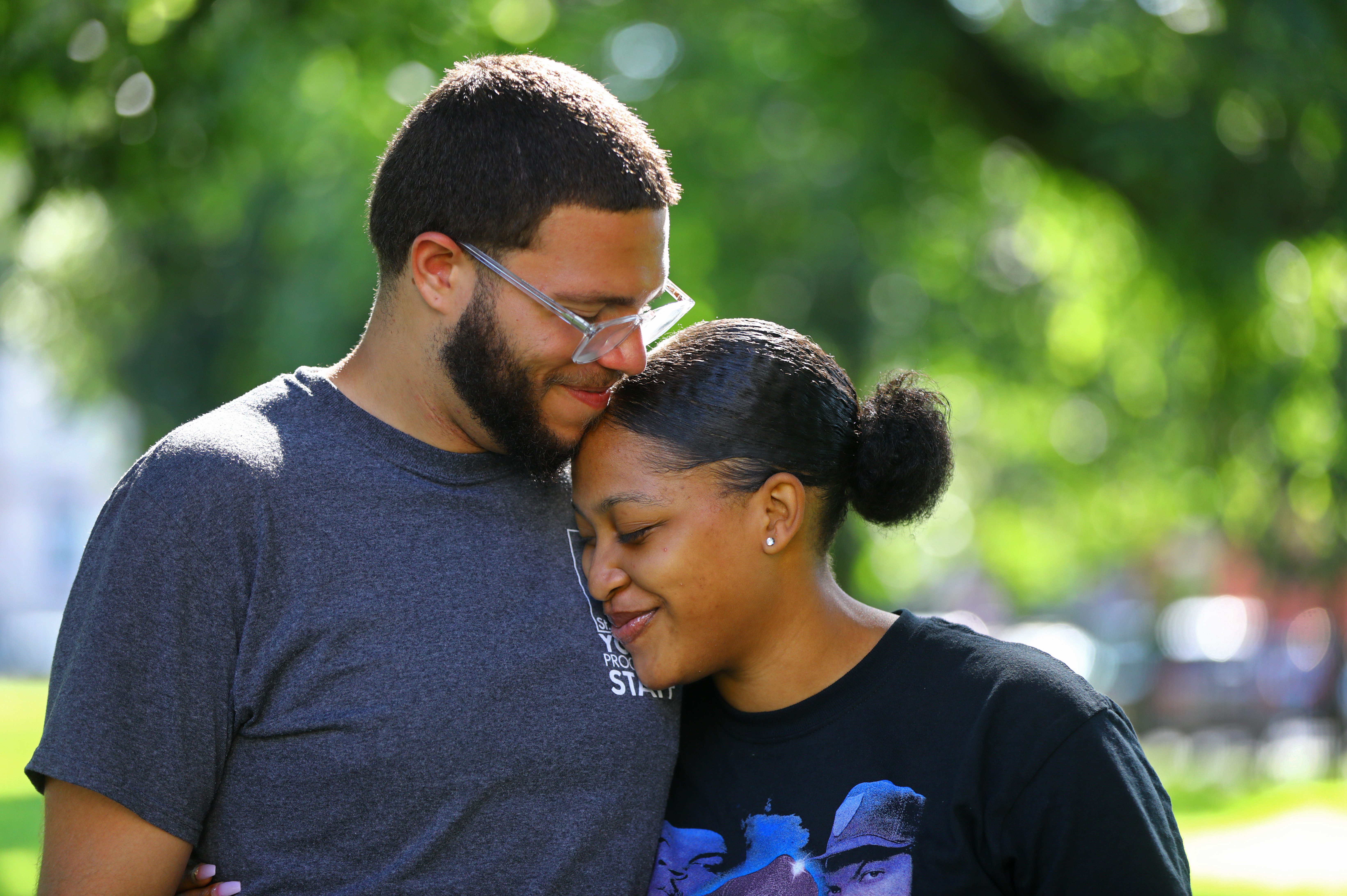 Lanaya Kimble and her boyfriend, Robert Peguero, are youth workers and activists at St. Stephen’s Youth Programs, a safe space in the South End for children who might not otherwise have a place to go. Both will be voting in a Boston mayor’s race for the first time.