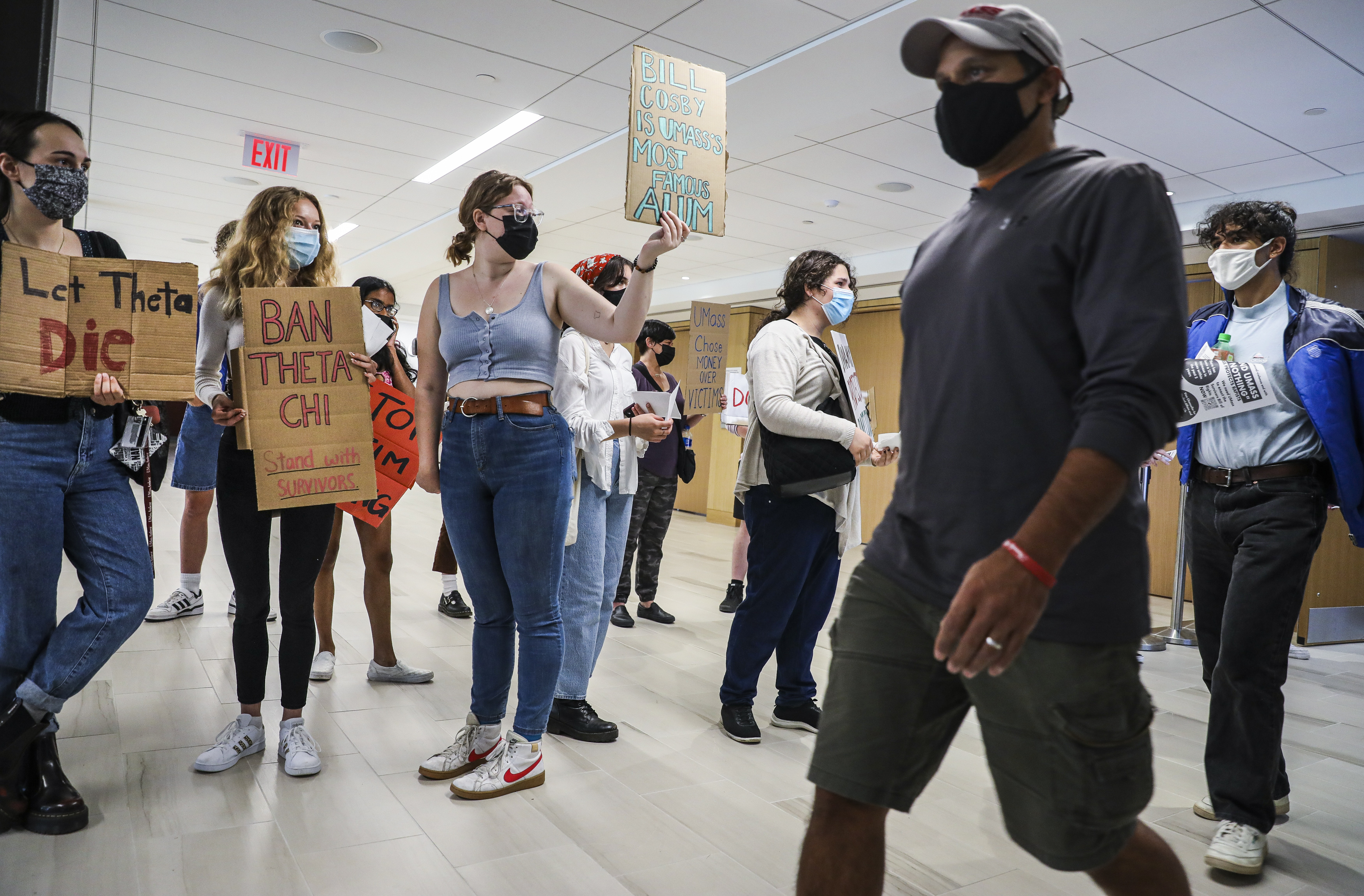 The hatred has not dissipated one bit UMass students protest racism, sexual assault on campus picture