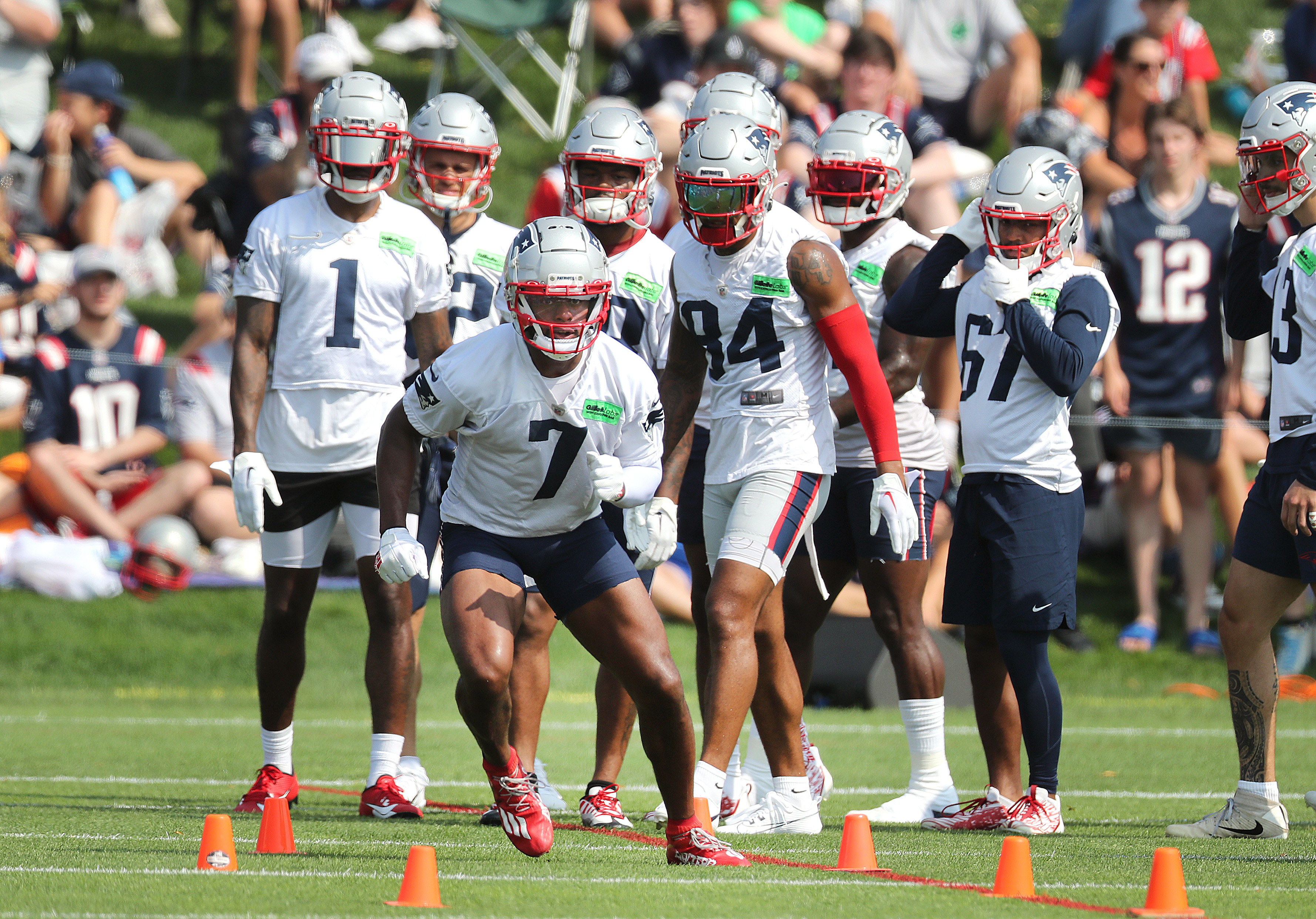 8,267 Patriots Training Camp At Gillette Stadium Photos & High Res