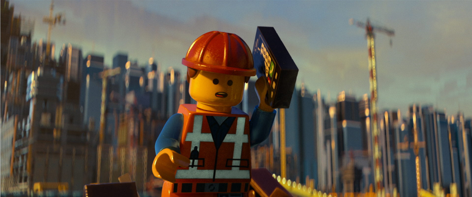 Emmet (voiced by Chris Pratt) in "The Lego Movie."