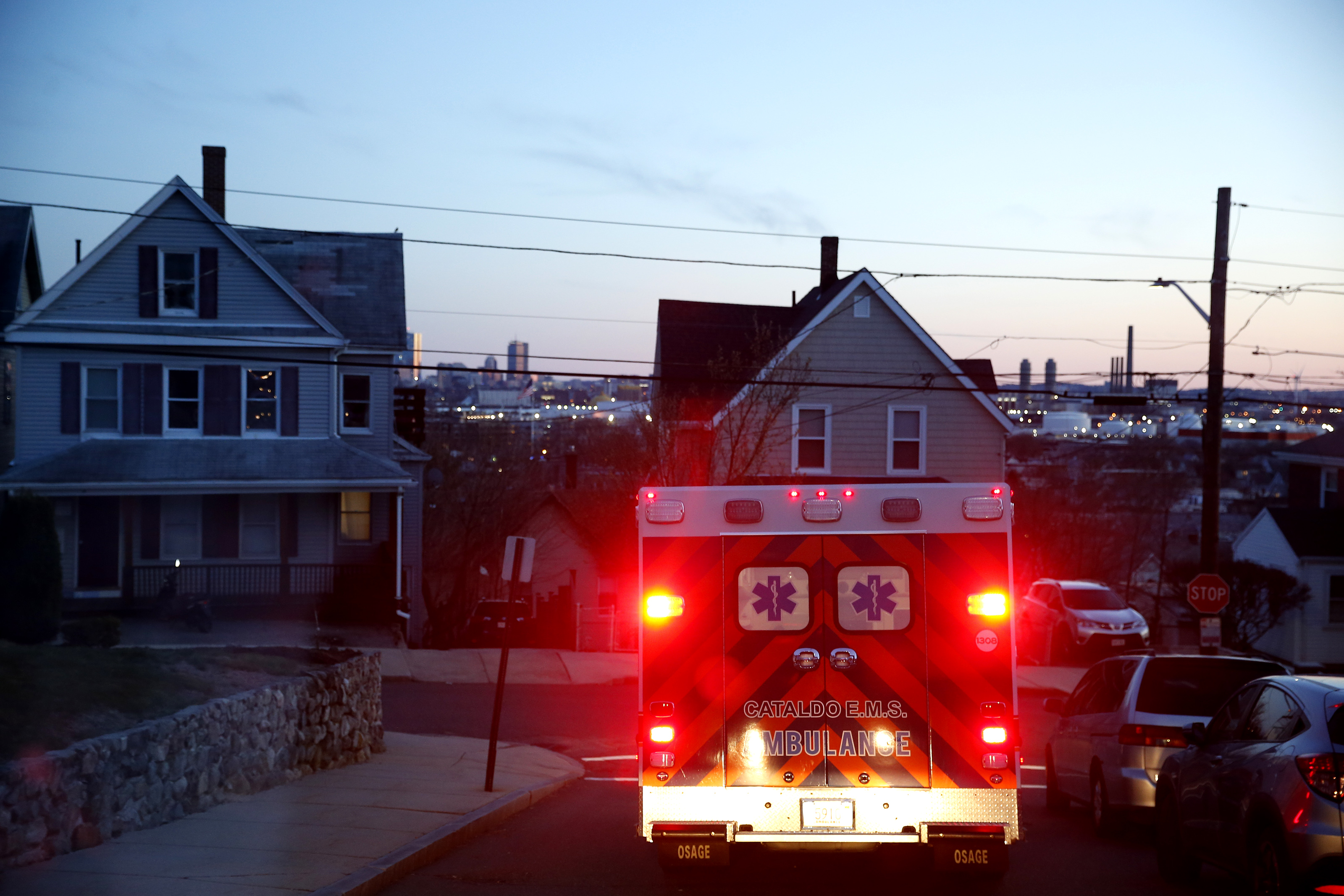 Monday, 7:29 p.m. Emily and Ricky left CHA Everett Hospital only to be turned around after driving a few blocks to transport a patient from the Everett hospital to Beth Israel.