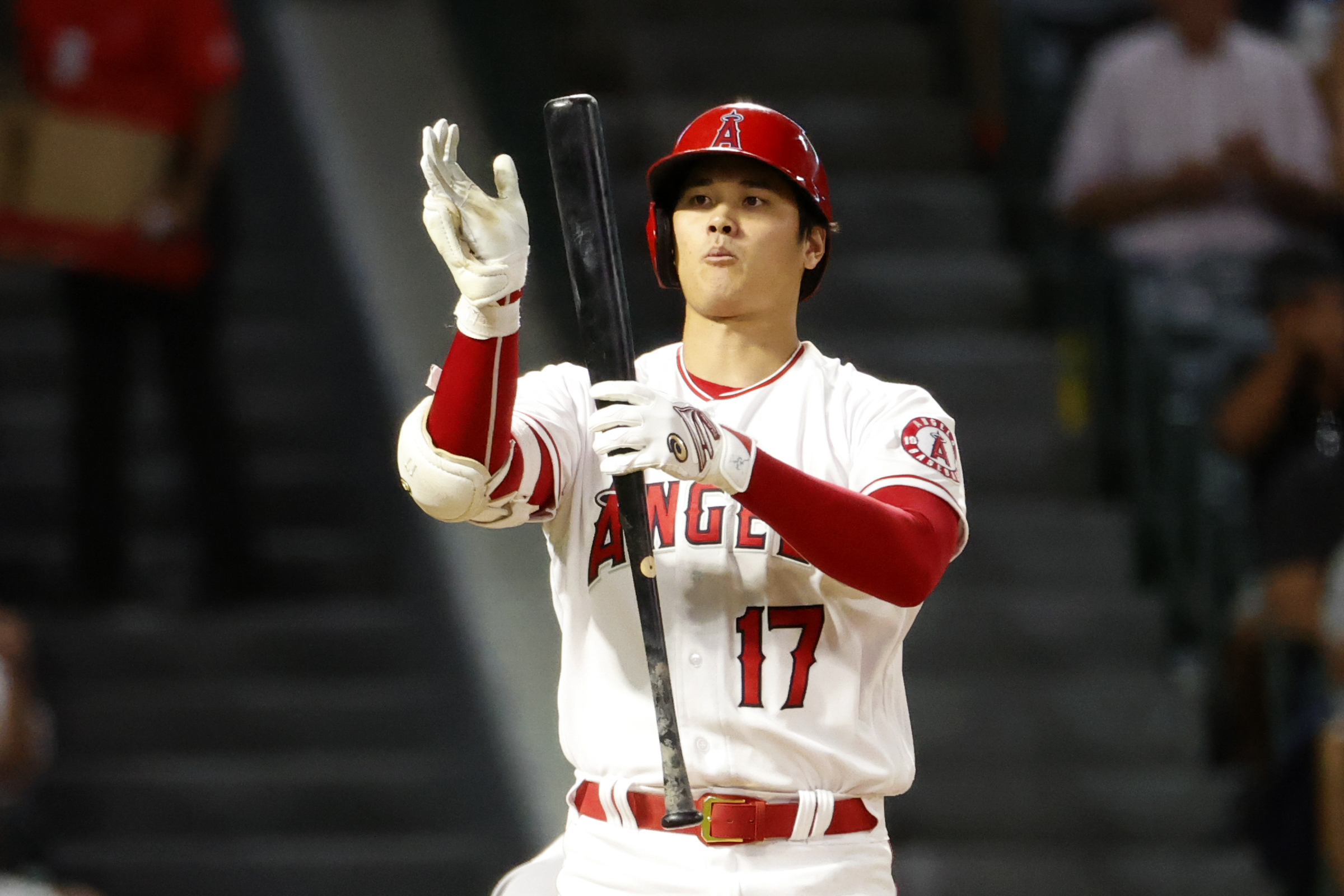 Angels' Shohei Ohtani doesn't pitch Tuesday; Mike Trout has setback - The  Boston Globe