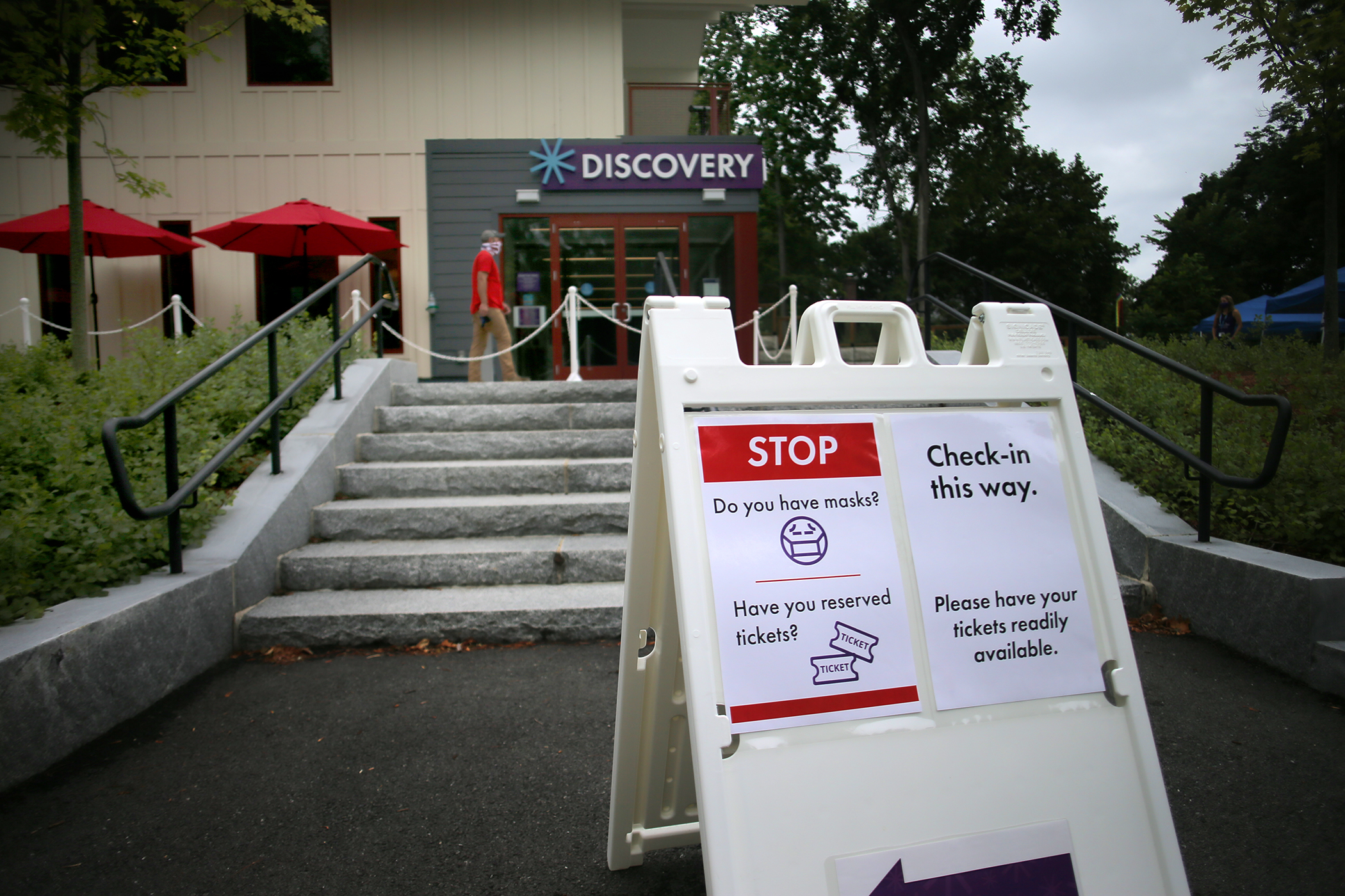 The Discovery Museum will limit visitors, have ample hand sanitizer stations, and utilize a one-way arrowed path throughout the building and grounds.