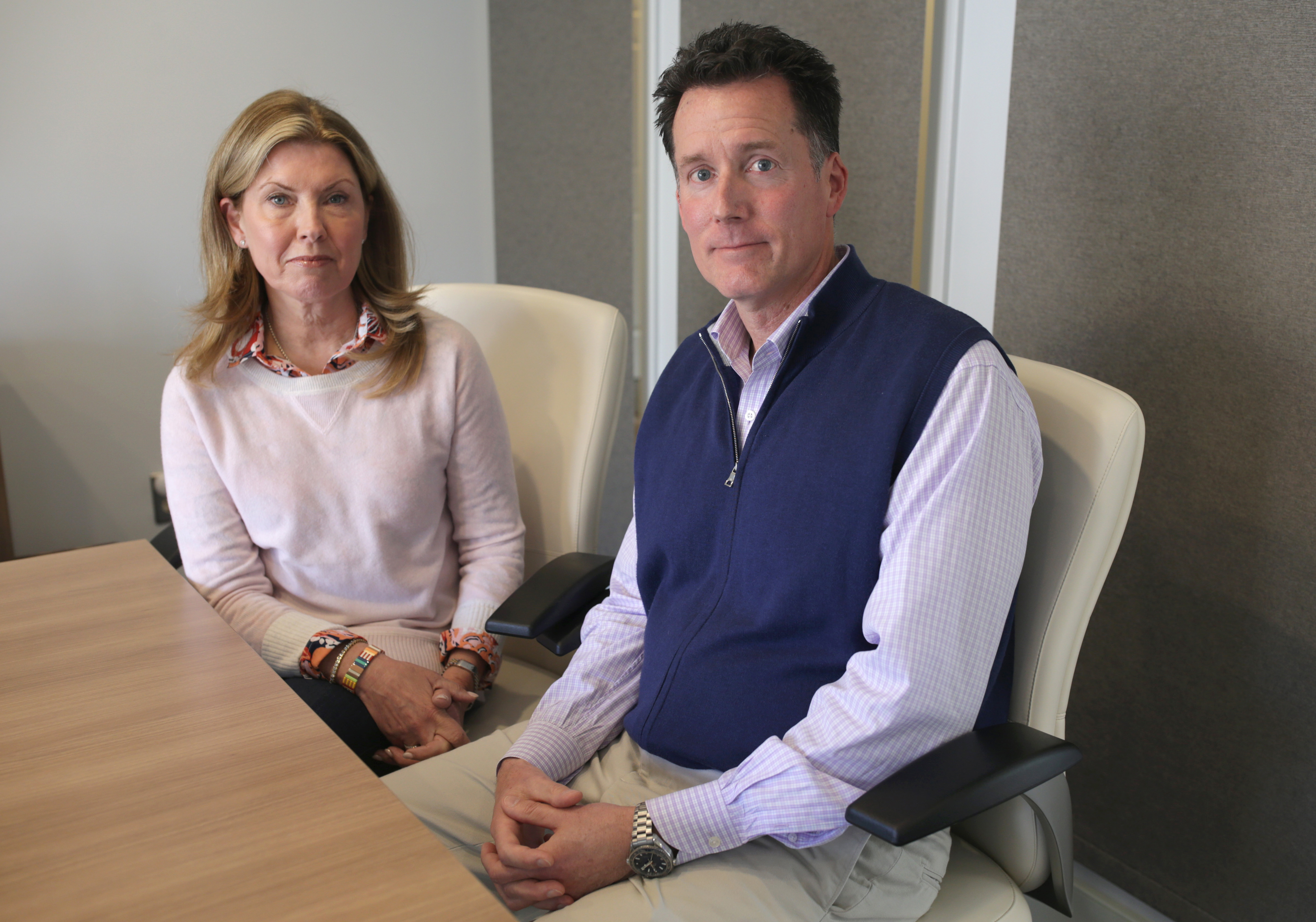 Melissa and Joseph Foley recently filed a civil lawsuit against John Blake, a Duxbury middle school teacher and the boys' varsity hockey coach, alleging that he repeatedly raped their son in the mid-2000s. Parker Foley died of a drug overdose in October, after a long struggle with substance abuse that began after the alleged sexual assault. Superintendent John Antonucci announced Tuesday that Blake had been fired.