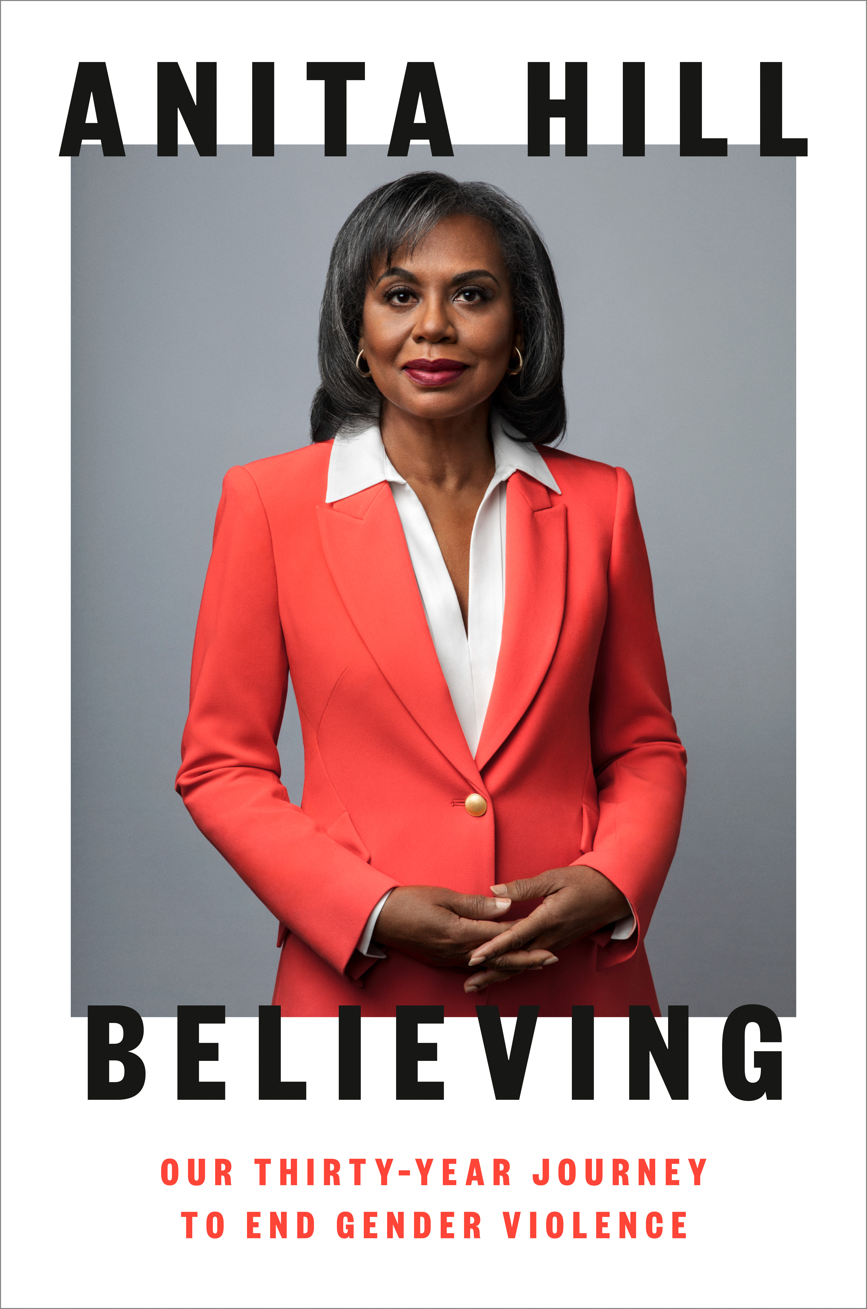 A copy of the book cover for Brandeis professor Anita Hill's new book, "BELIEVING." It is due out September 28.