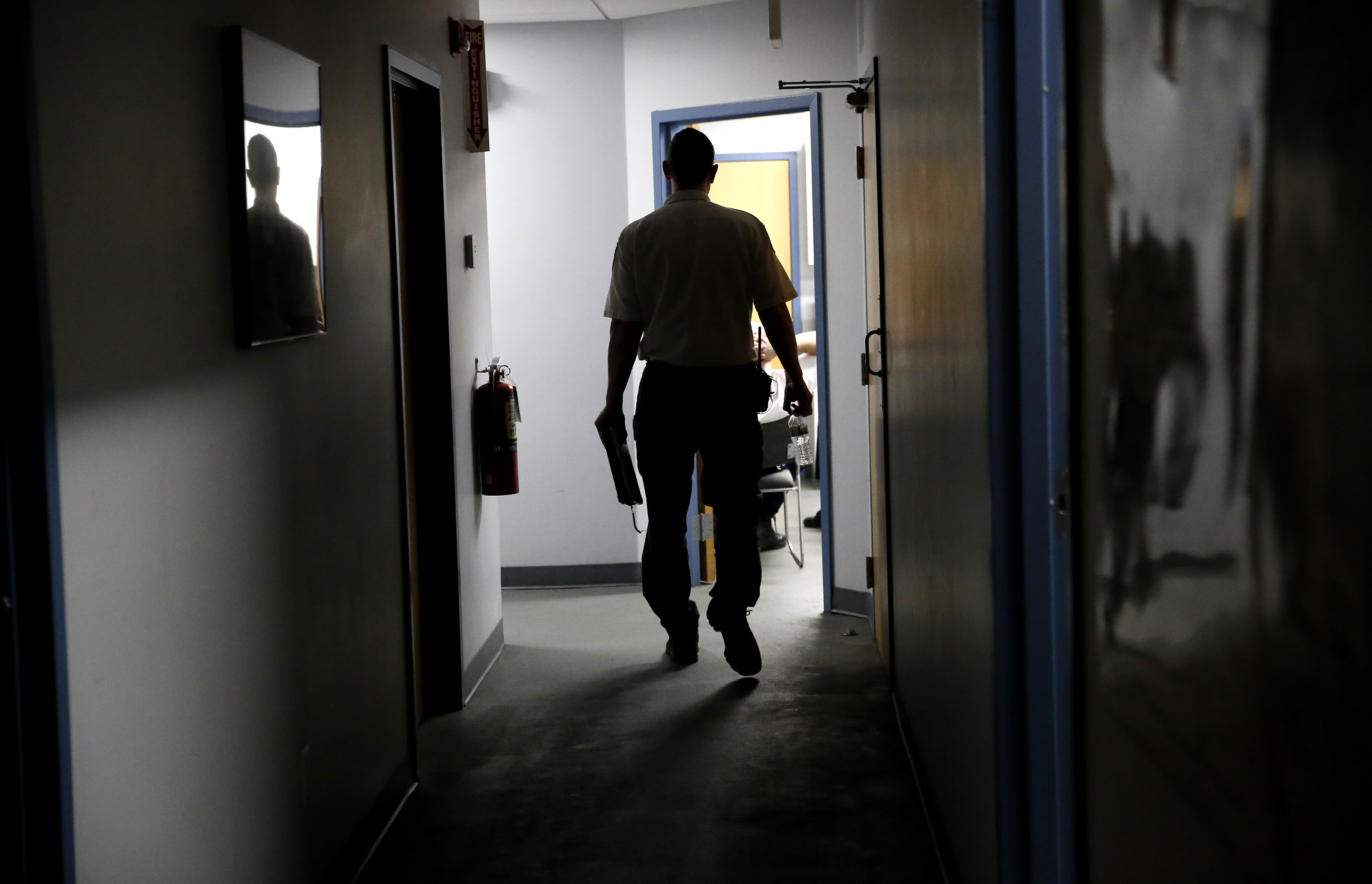 Monday, 9:25 pm - Cormio walked back to the kitchen inside the break room at Cataldo after finally having a chance to sit down and eat dinner.