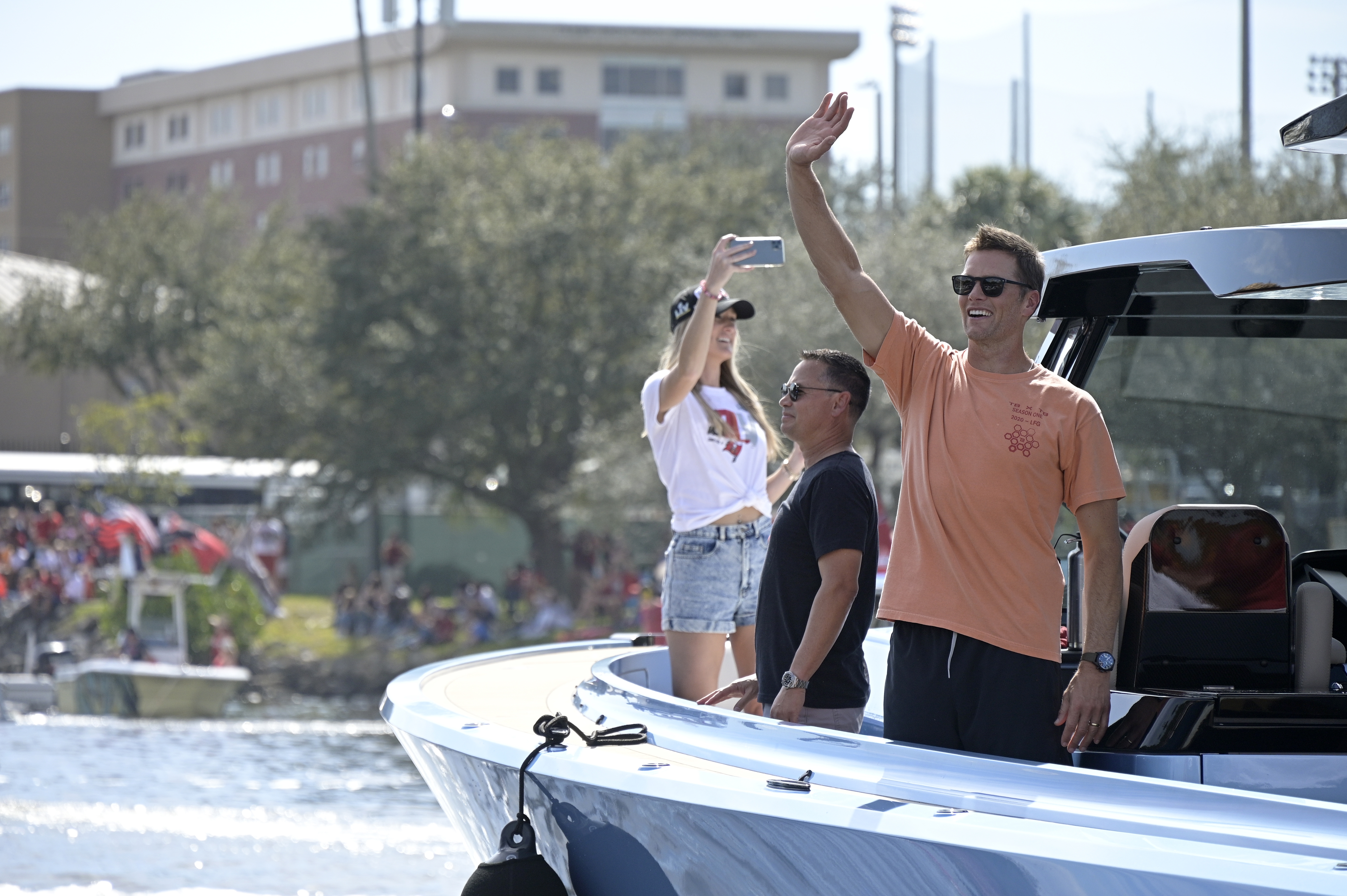 Tom Brady says he contracted Covid in February after Super Bowl parade