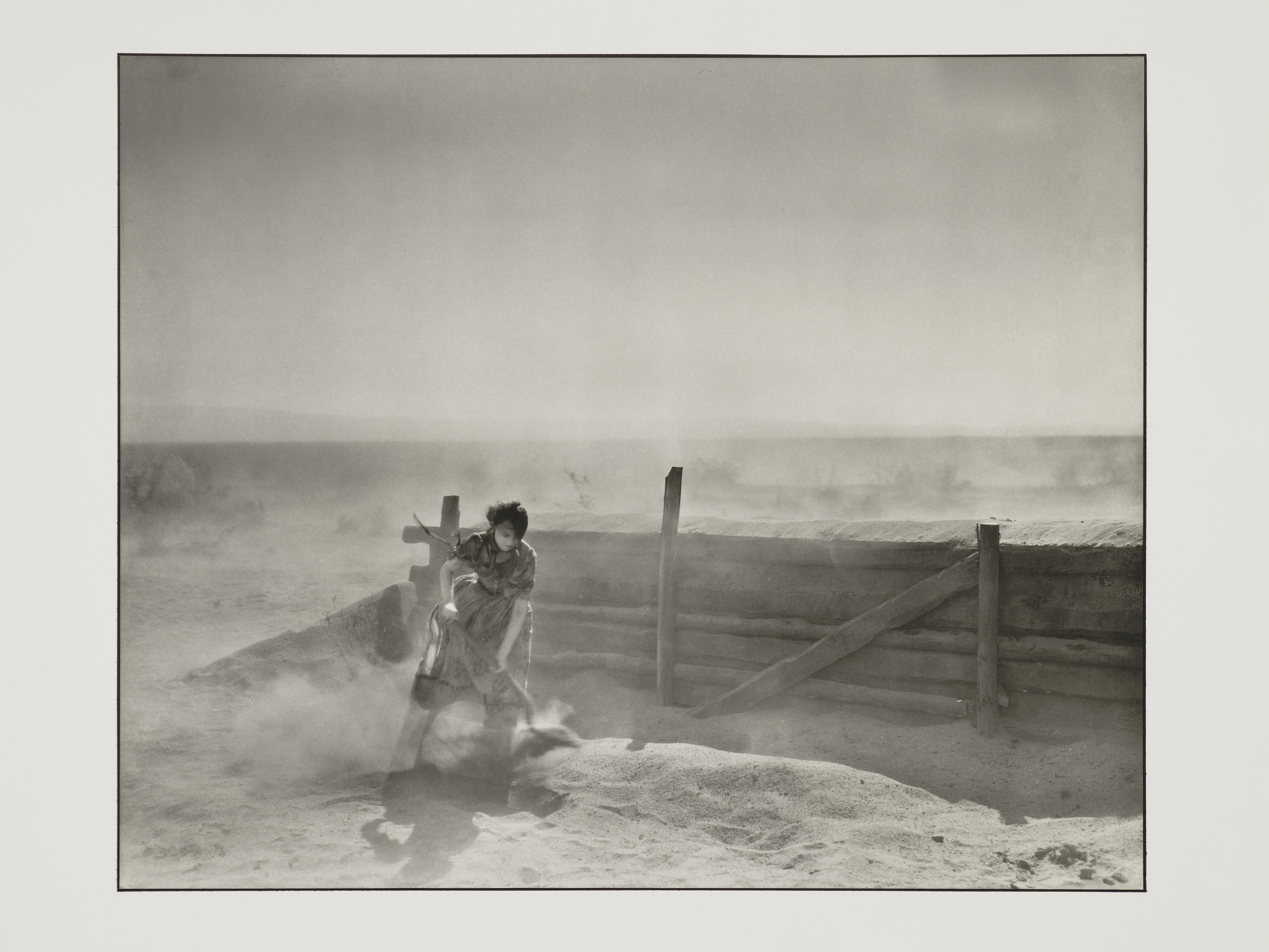 Attributed to Milton Brown, "Lillian Gish from the Wind, Metro-Goldwyn-Mayer," 1927, Hood Museum of Art, Dartmouth College, the John Kobal Foundation Collection.