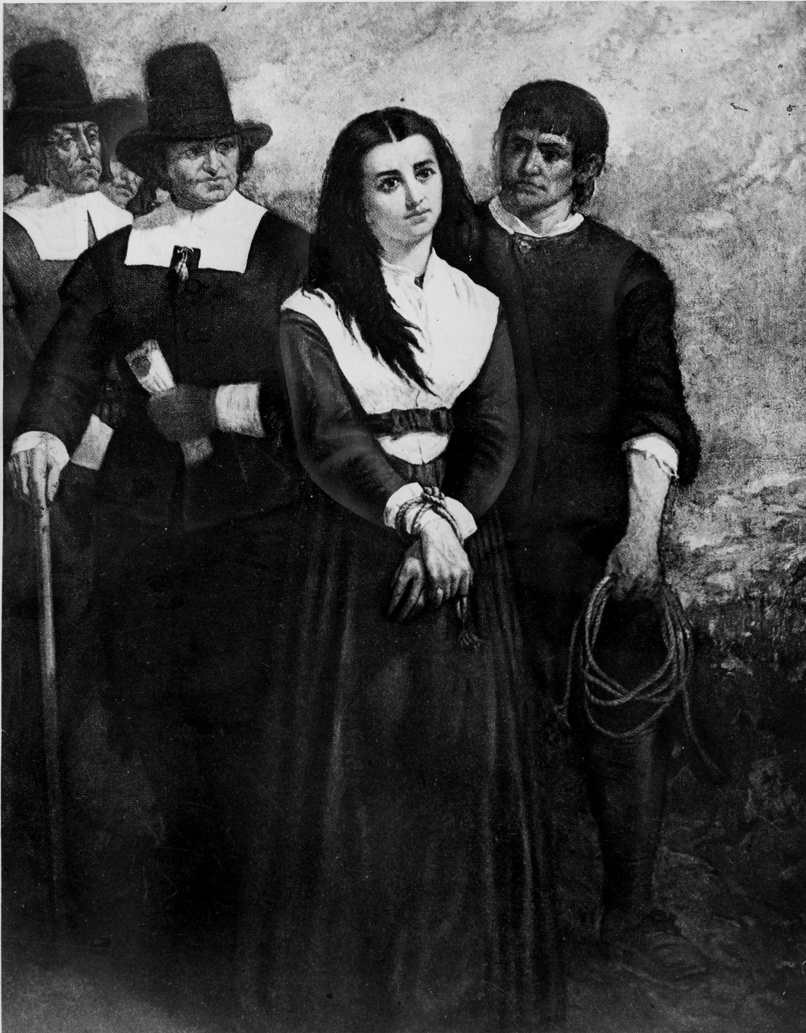 Salem's witch hunts were only a morbid memory by the time artist Thomas Satterwhite Noble painted "The Salem Martyr" in 1869.