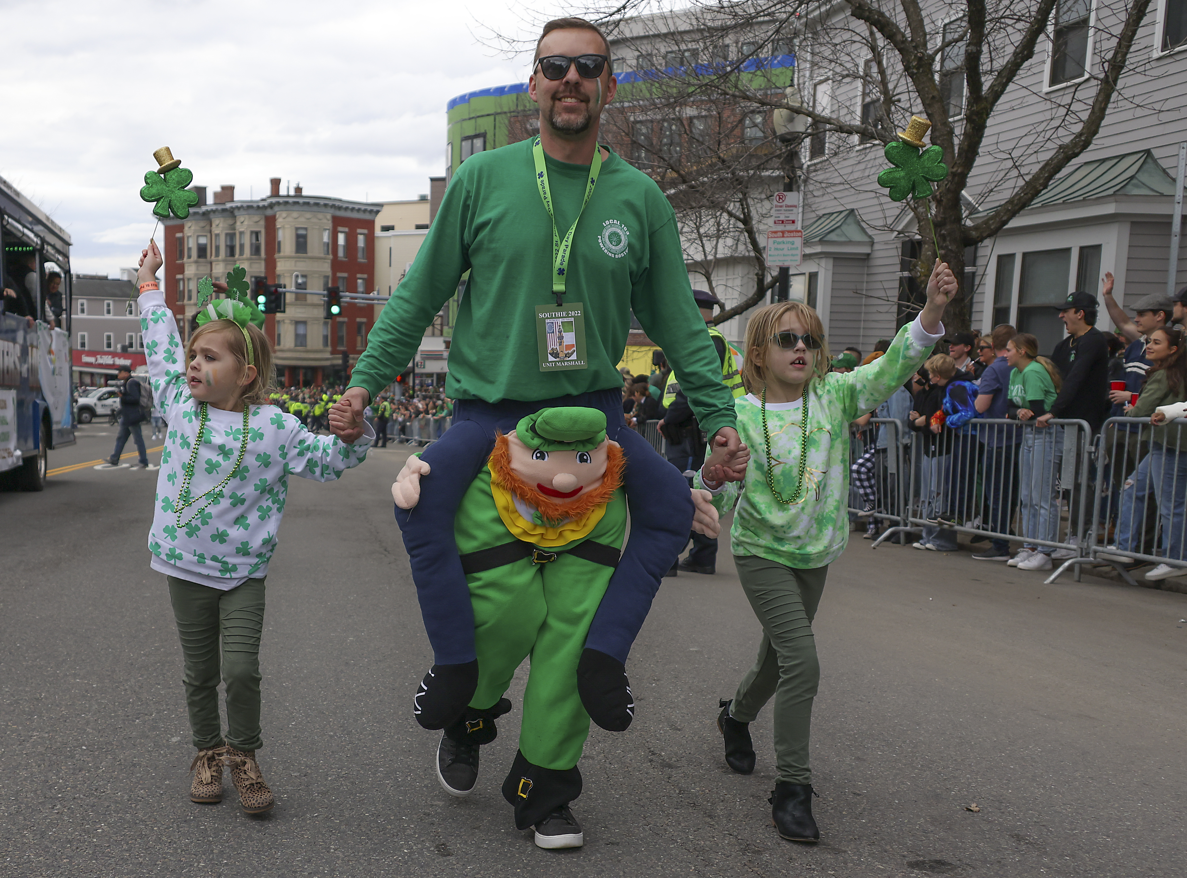 St. Patrick's Day Parade Resumes for First Time in 3 Years: Photos