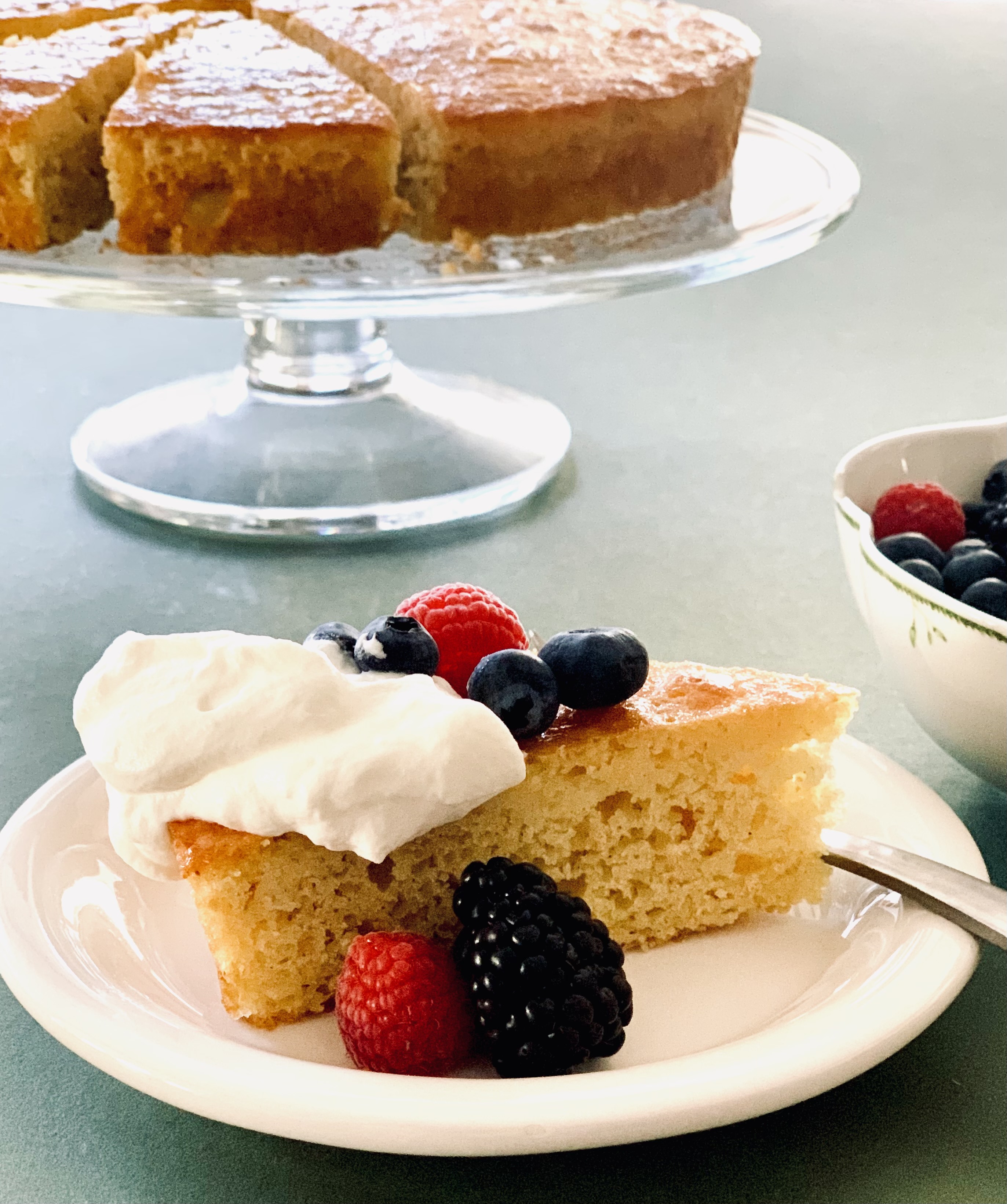 Recipe A Lemon Cornmeal Cake Accompanies Luscious Berries And Soft Fruits For A Backyard Party 3952