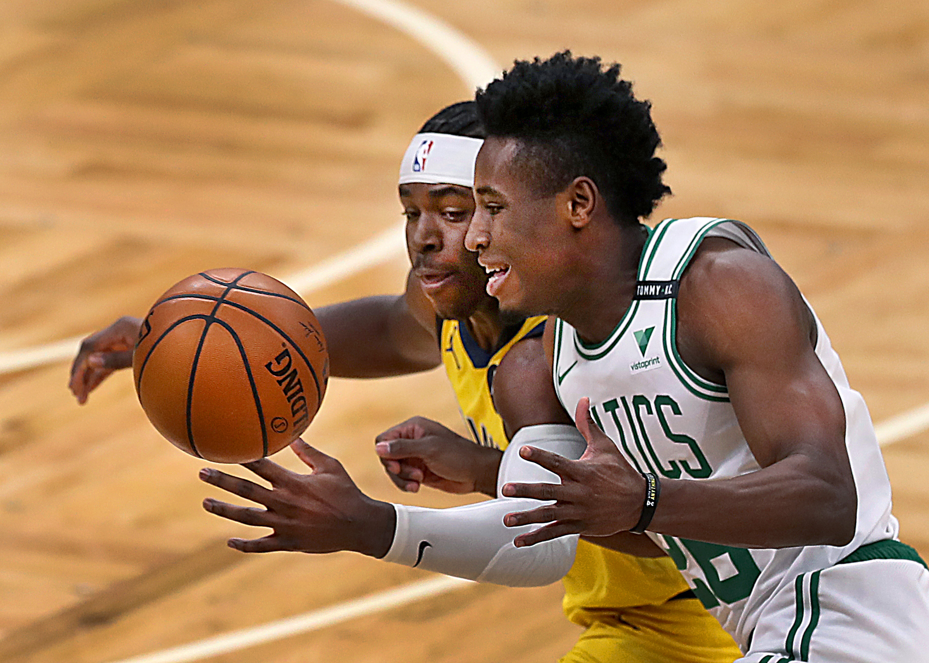 Aaron Nesmith clearly needs some time to grow into the NBA.