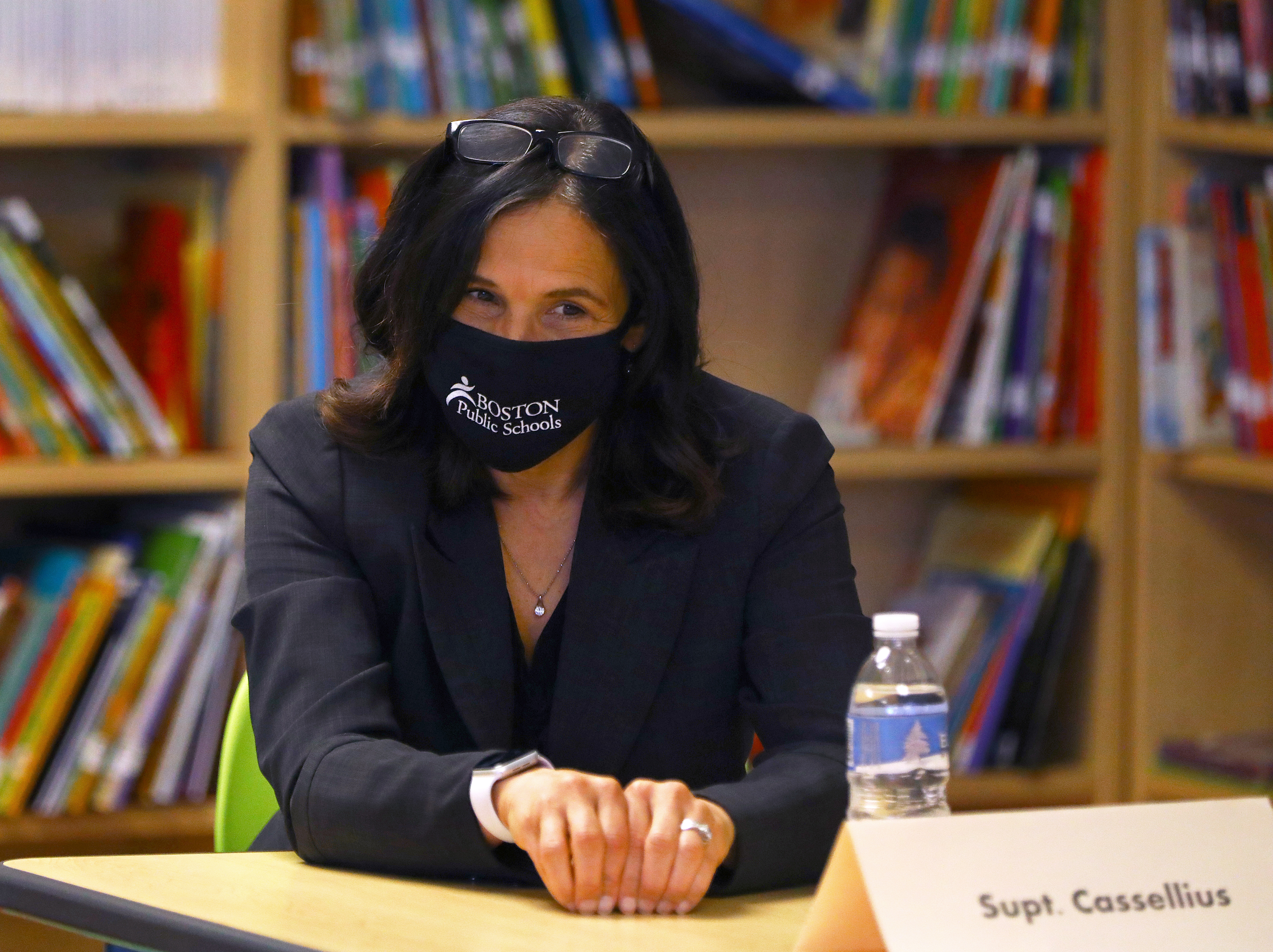 3Superintendent Brenda Cassellius spoke during the meeting with US Secretary of Education Miguel Cardona.
