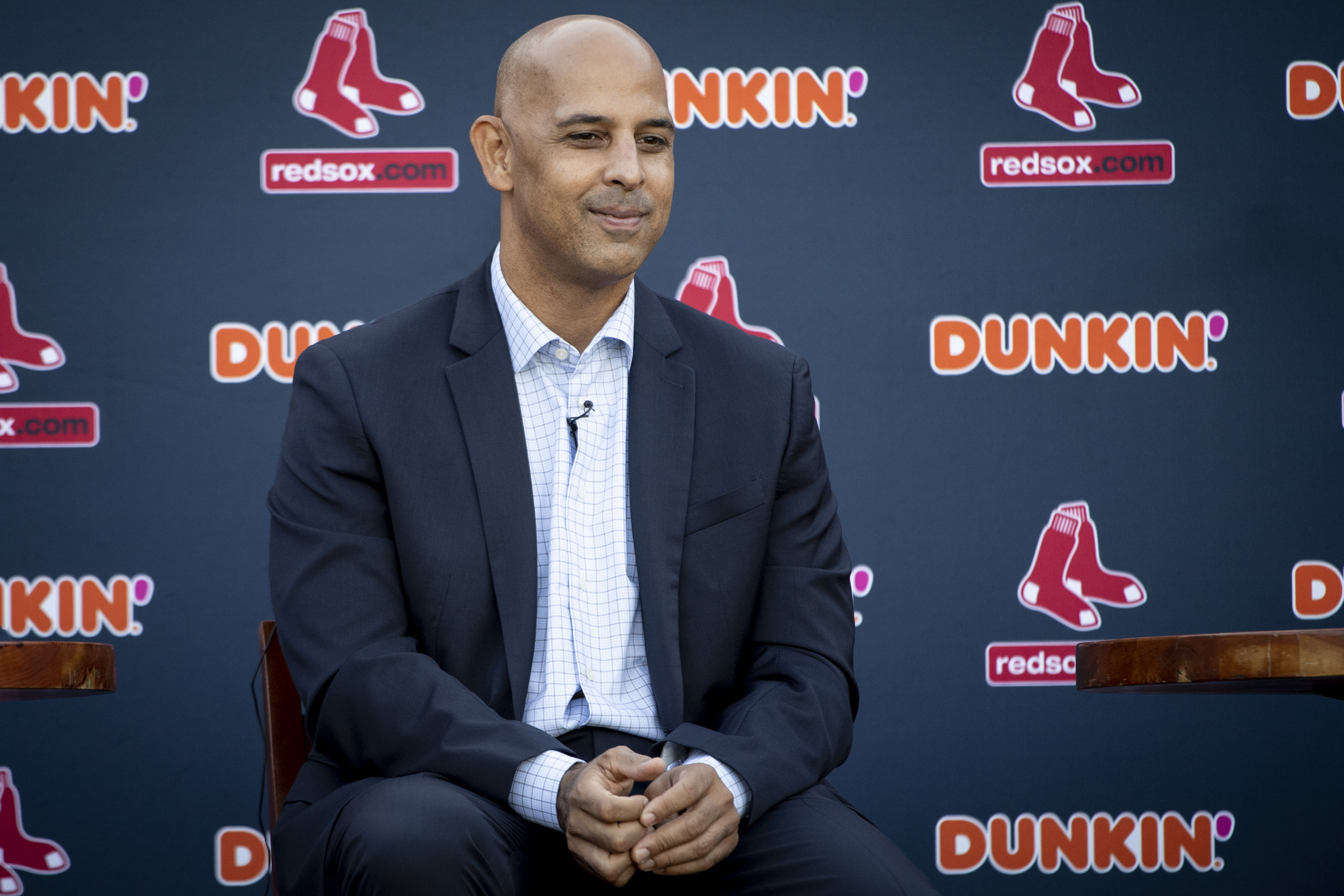 For the first time, Alex Cora is managing a Red Sox roster that is
