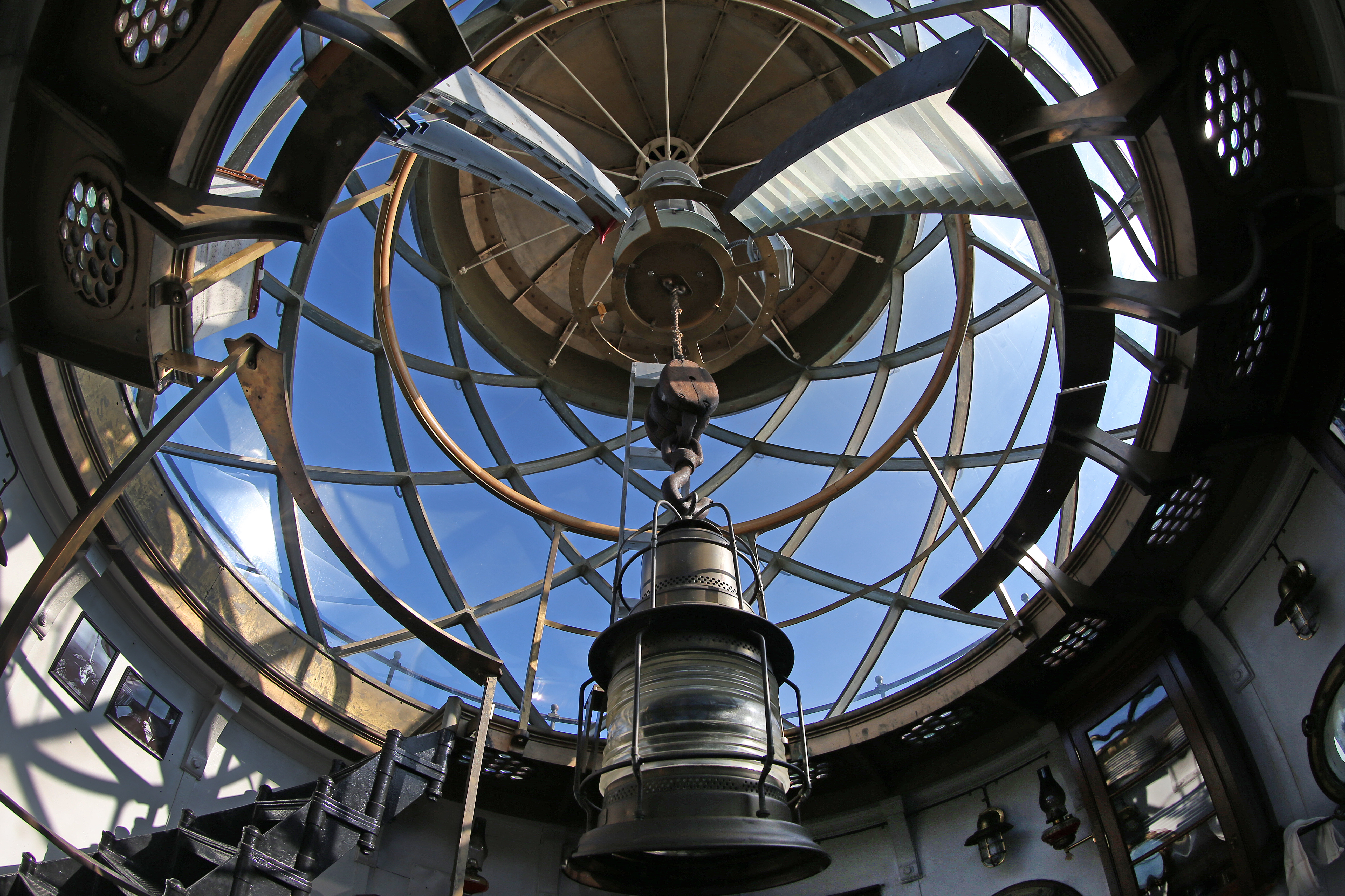 A view from the dining area of the lighthouse.