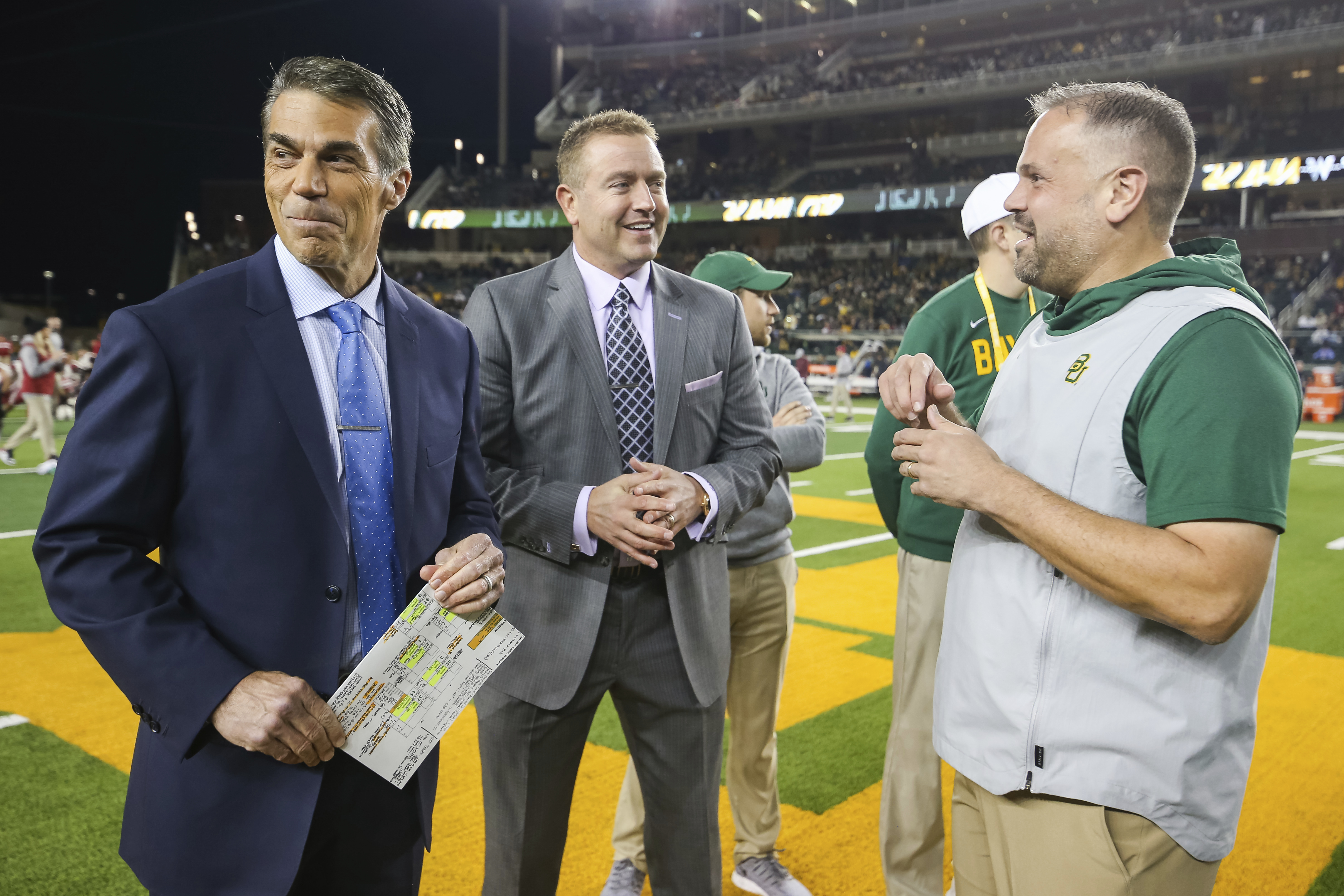 ESPN PR - ESPN's Steve Levy, Brian Griese, Louis Riddick and Laura