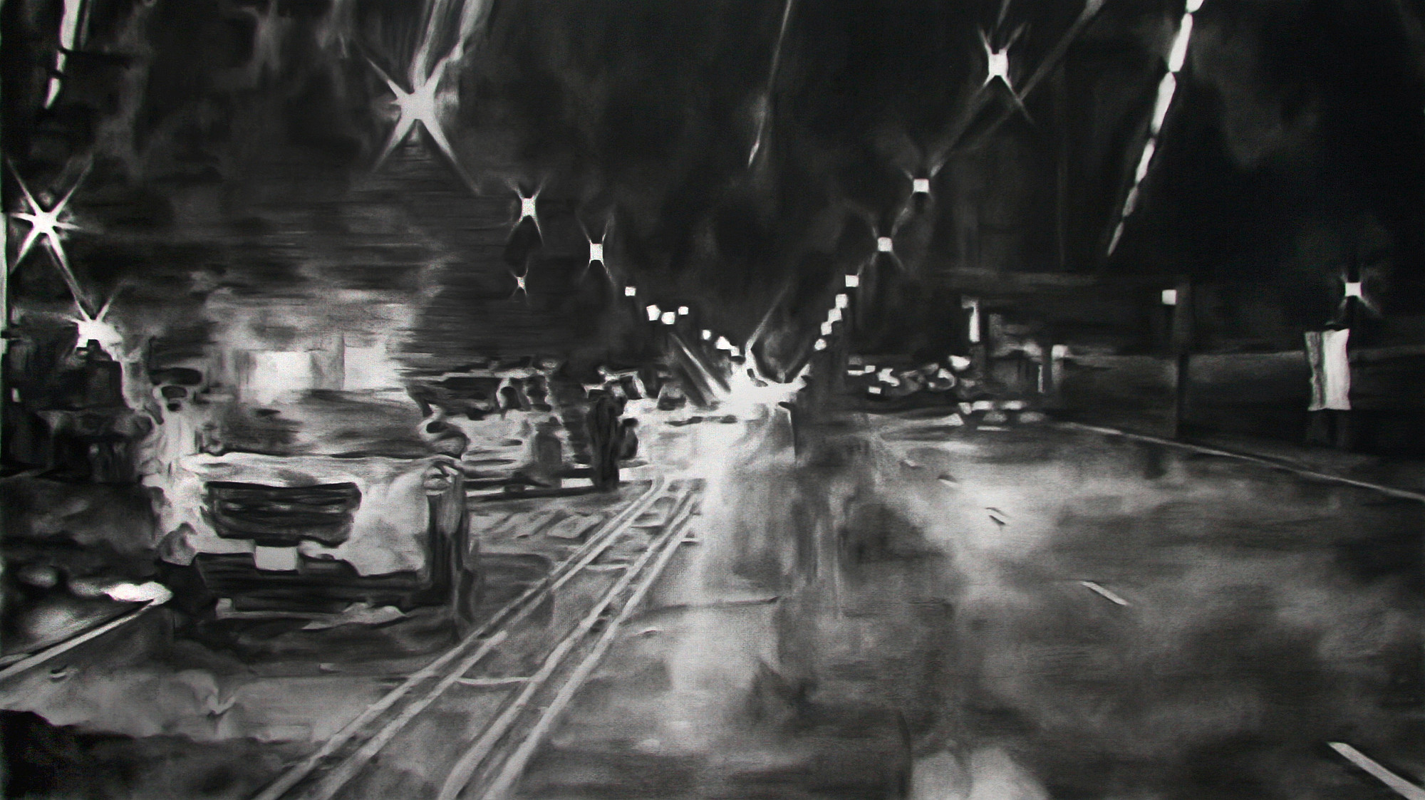 Shaun Leonardo's "Laquan McDonald" (drawing 1 of 2), from 2016.