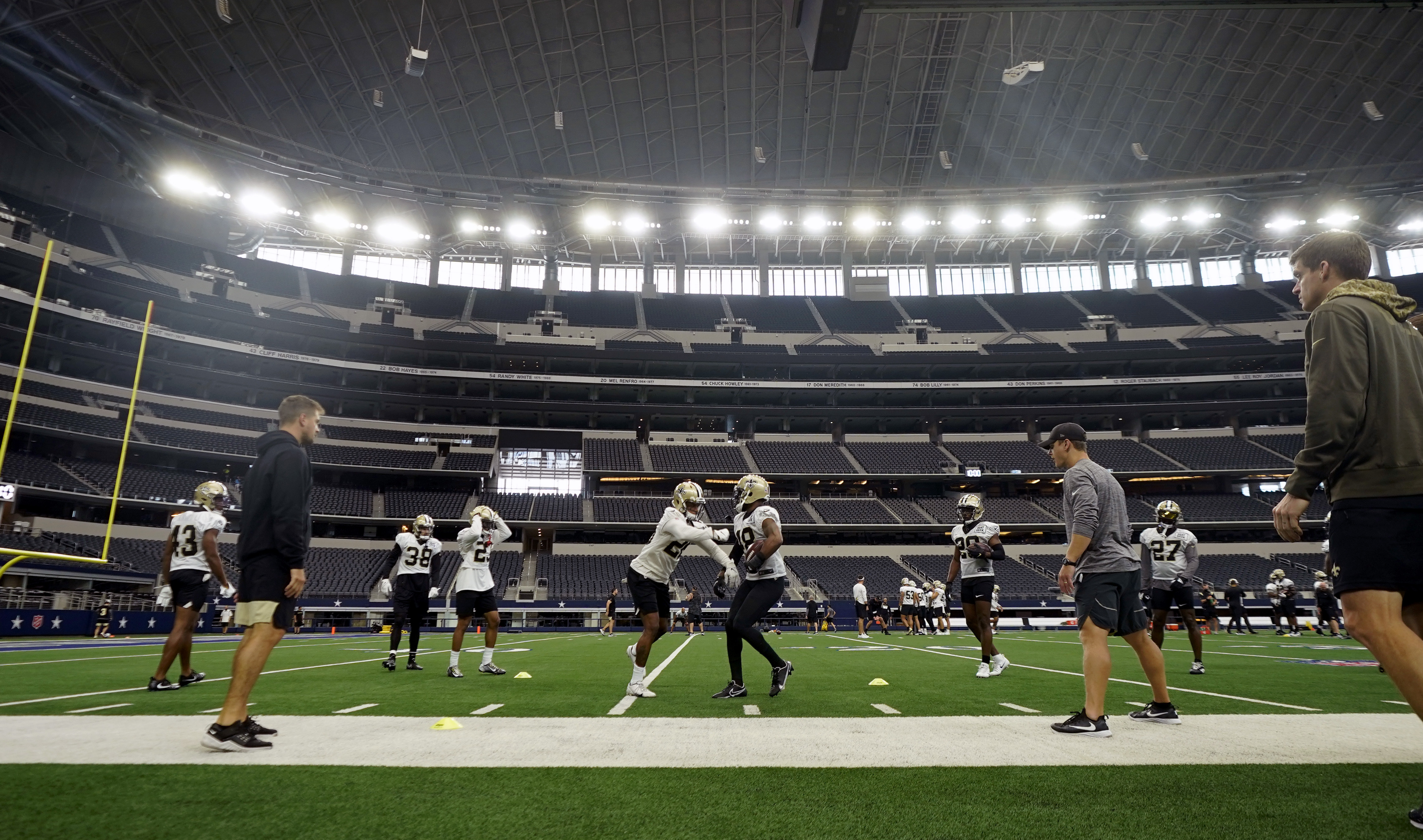 New Orleans Saints to practice at Cowboys' stadium after Hurricane Ida  evacuation